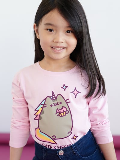 Hello Kitty long sleeve T-shirt Color light grey - SINSAY - YQ939-09M