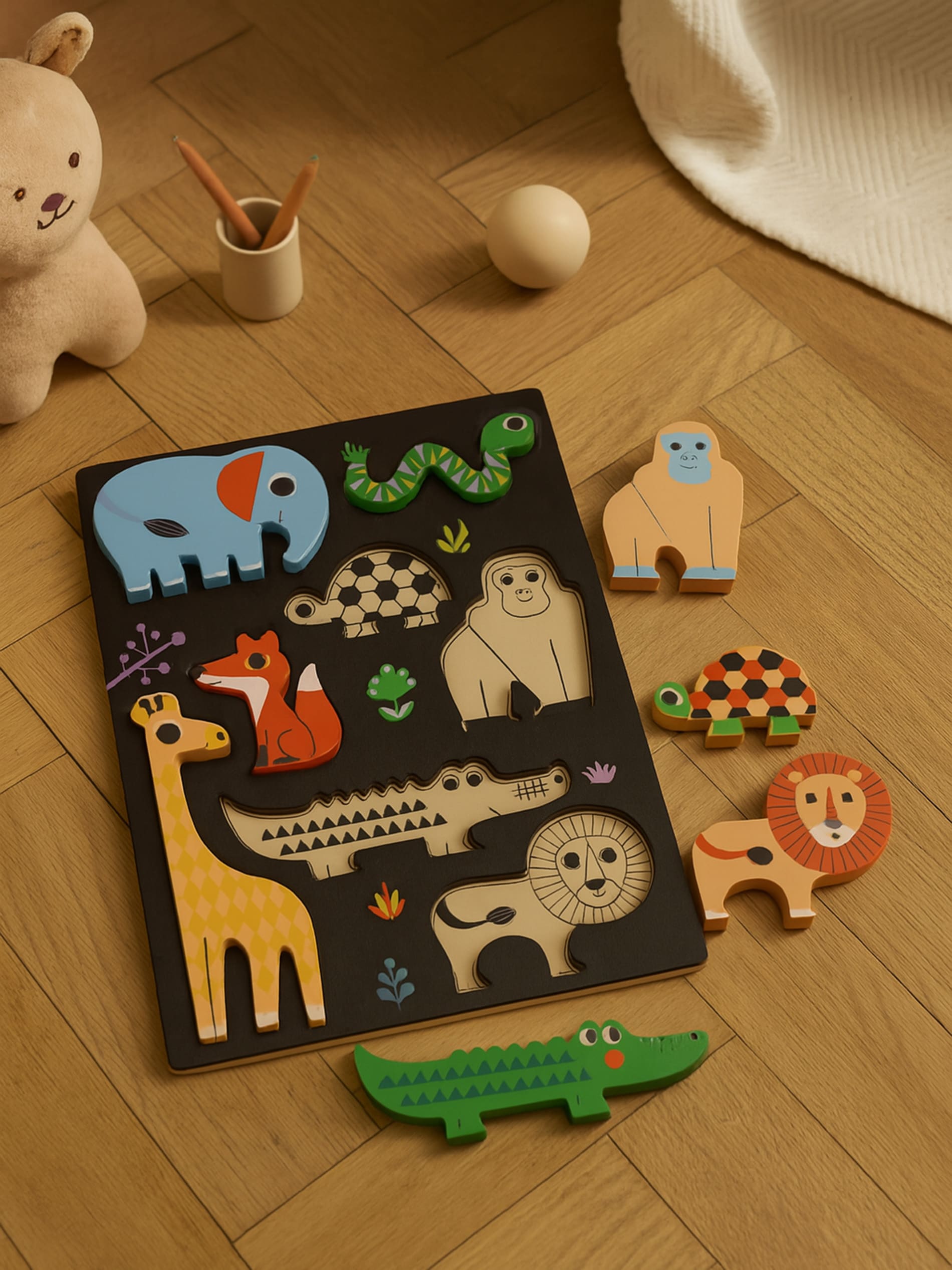 Sinsay - Ξύλινο παζλ - πολυχρωμο φωτογραφία