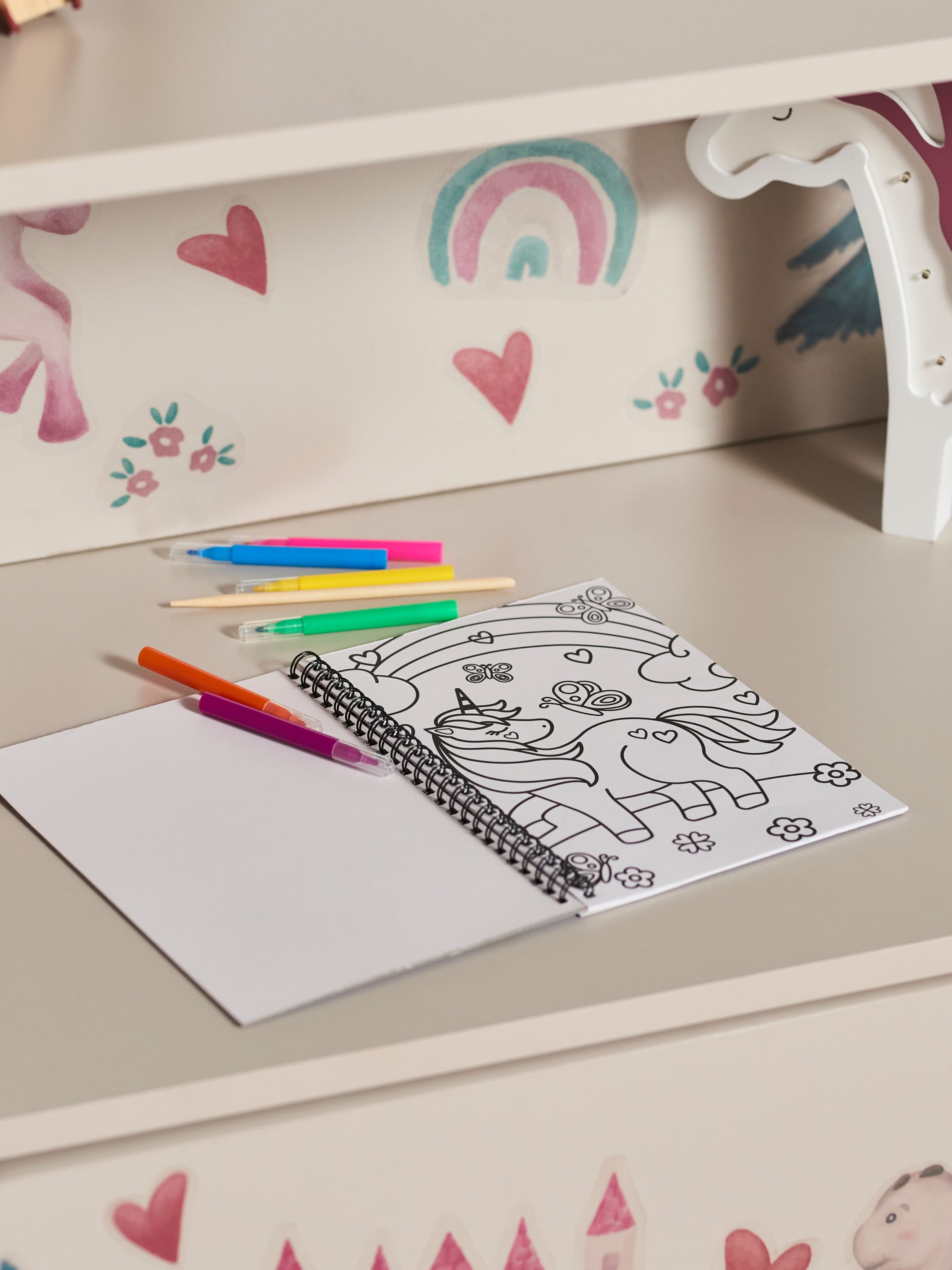 Sinsay - Coloring book & marker - Többszínű termék 2. képe