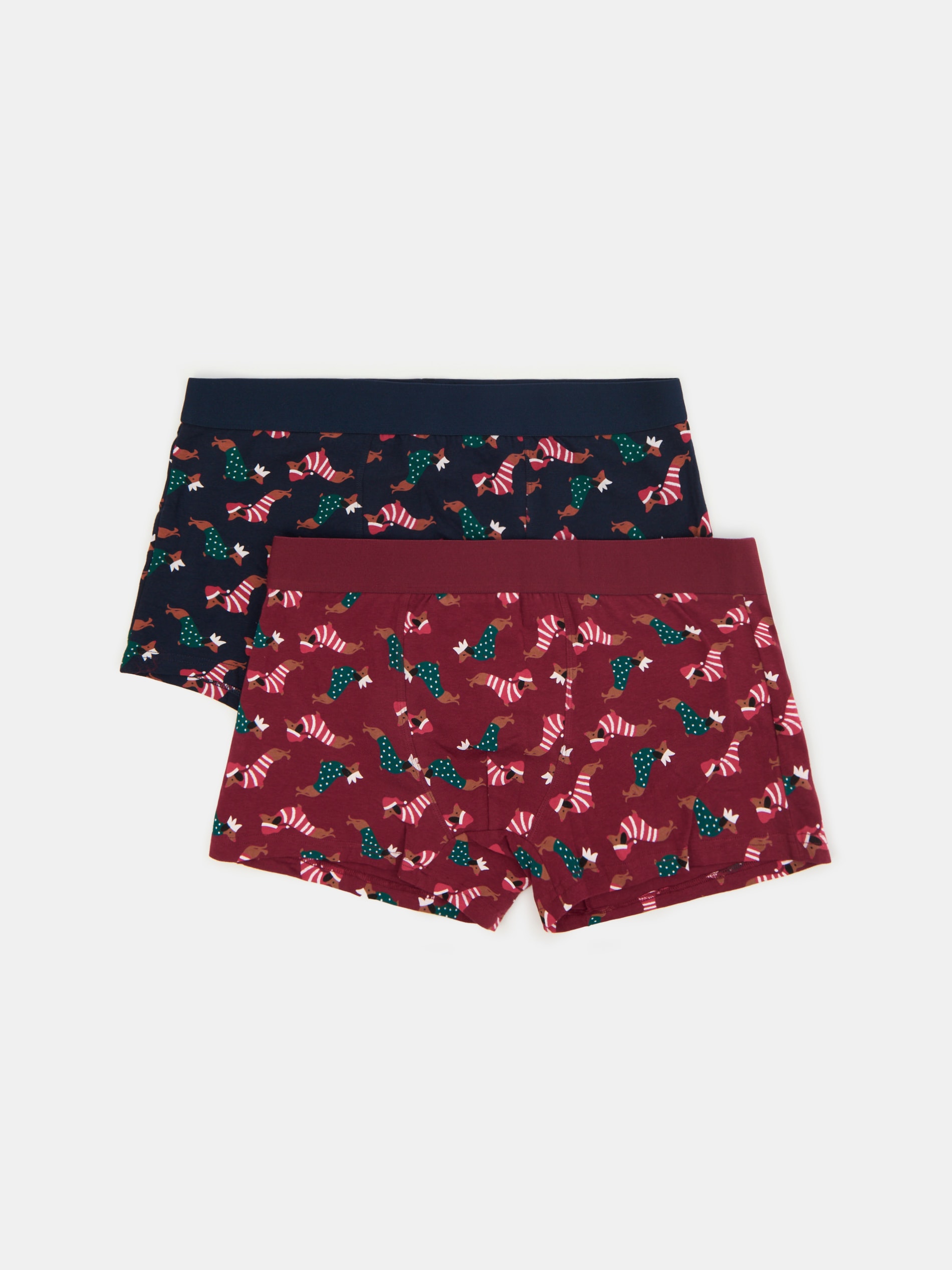 Sinsay - Bokserki classic z motywem świątecznym 2 pack - wielobarwny