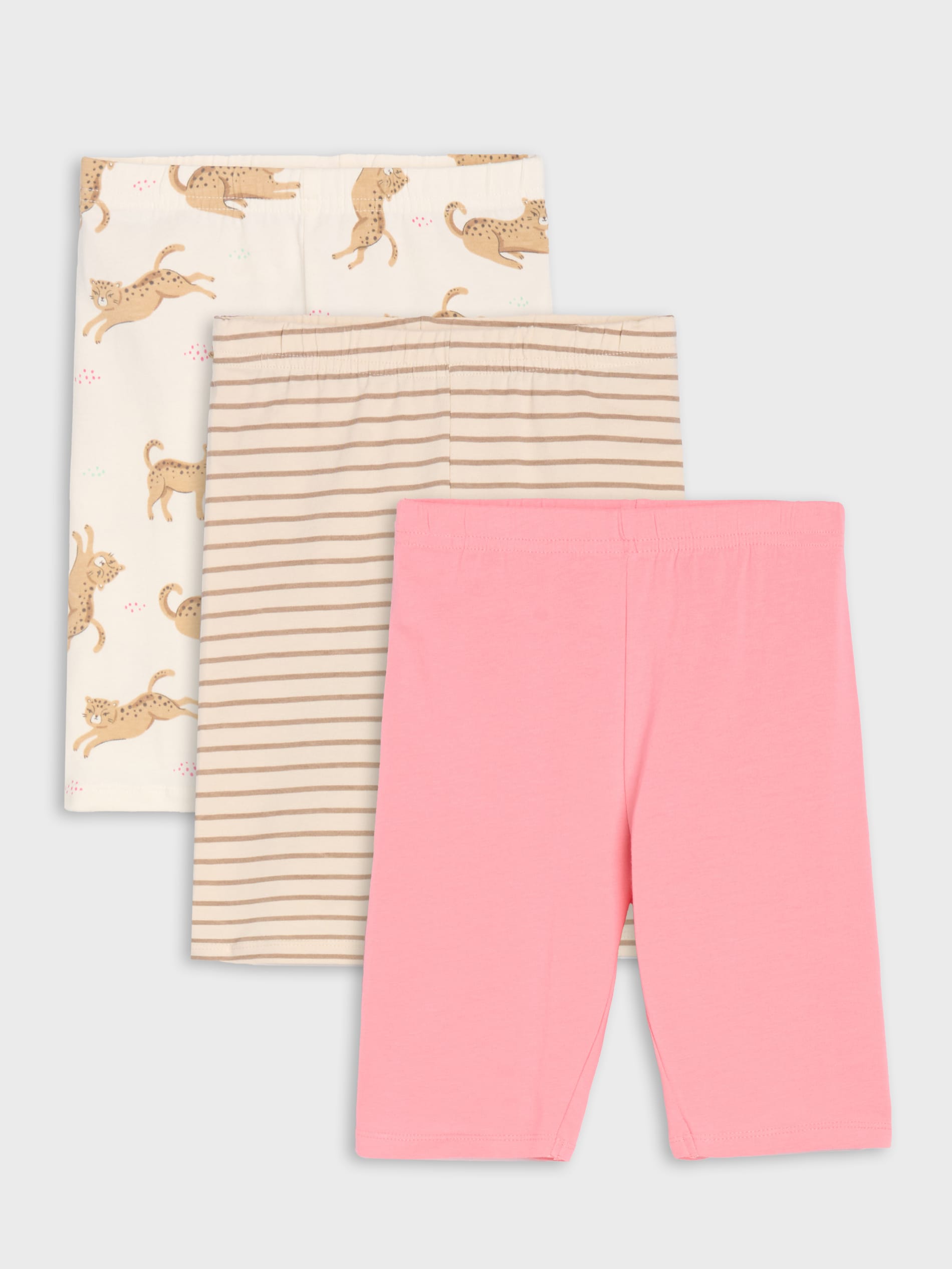 Sinsay - Krótkie legginsy 3 pack - wielobarwny
