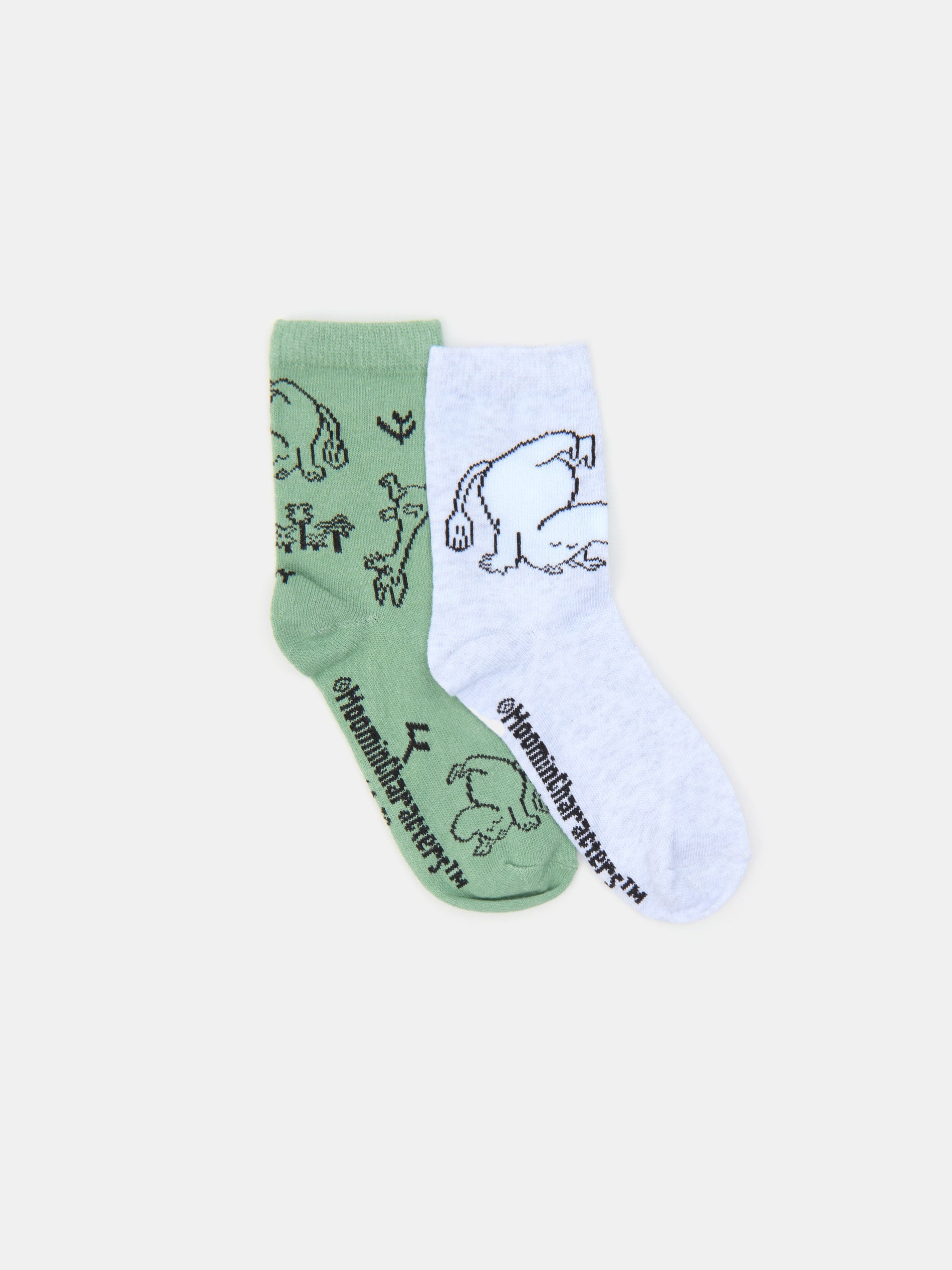 Sinsay - Skarpetki 2 pack The Moomins - wielobarwny