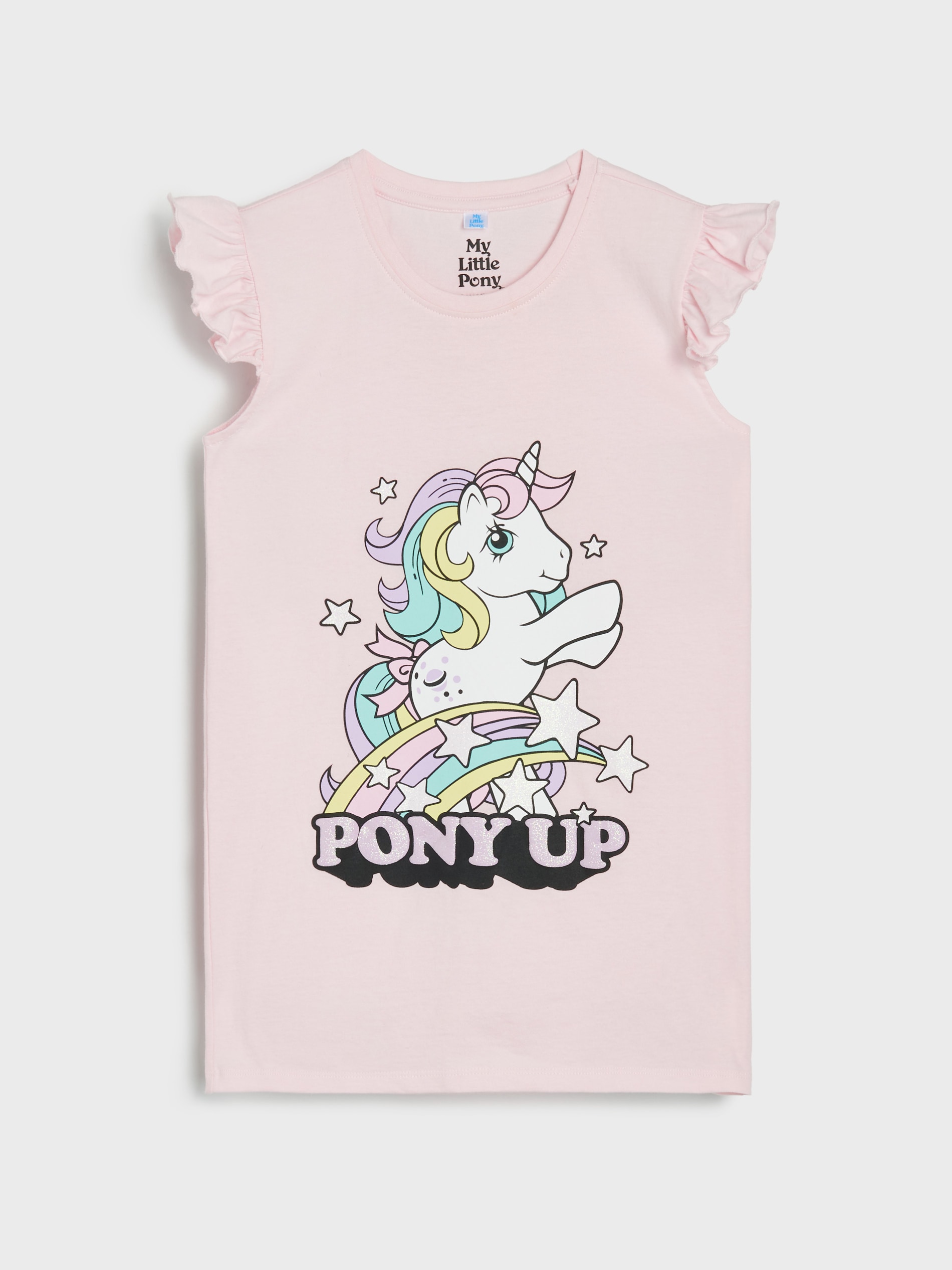 Sinsay - Koszula nocna z ozdobnymi falbanami My Little Pony - różowy