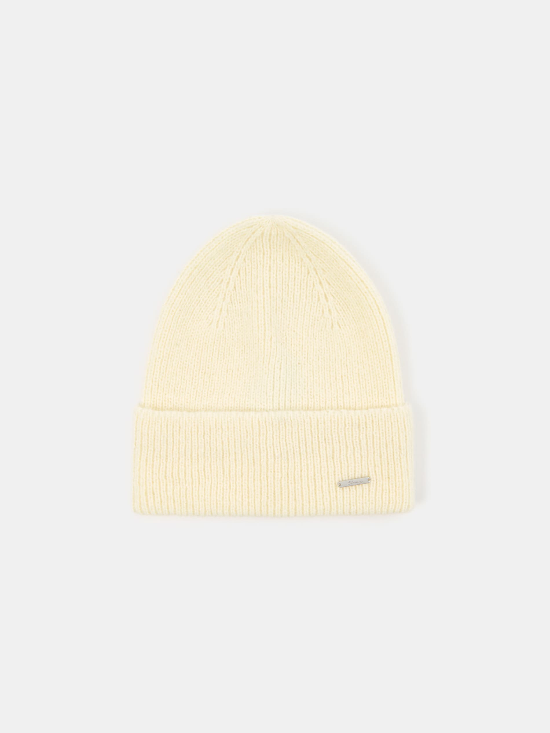 Sinsay - Σκουφάκι τύπου beanie - κρεμ φωτογραφία