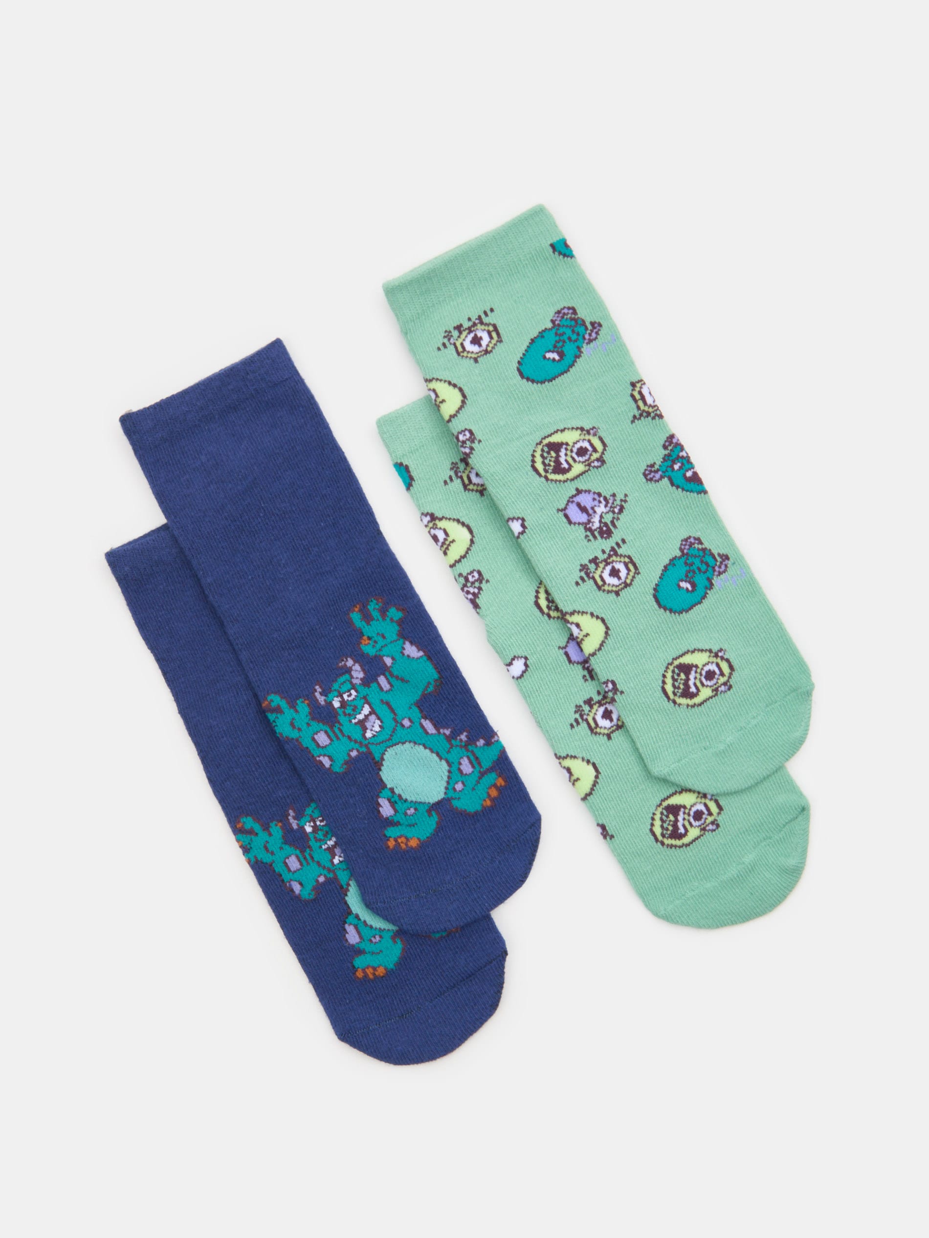 Sinsay - Skarpetki 2 pack Monsters University - wielobarwny