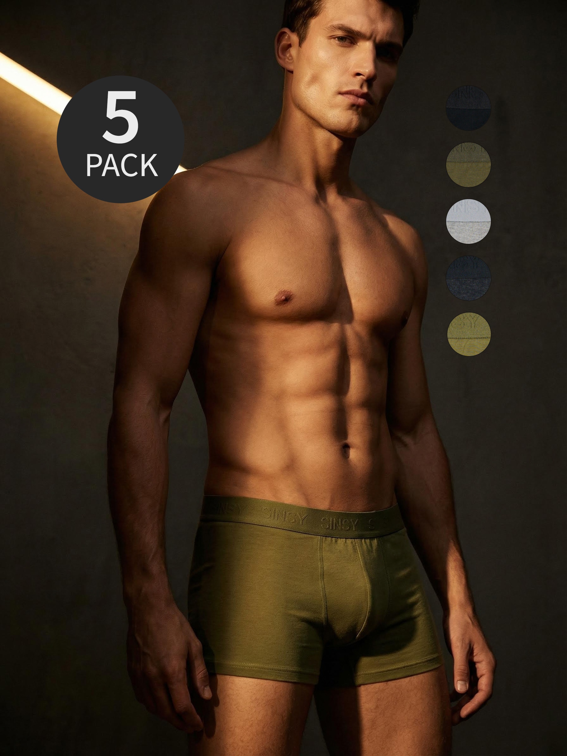 Bawełniane bokserki Classic 5 pack
