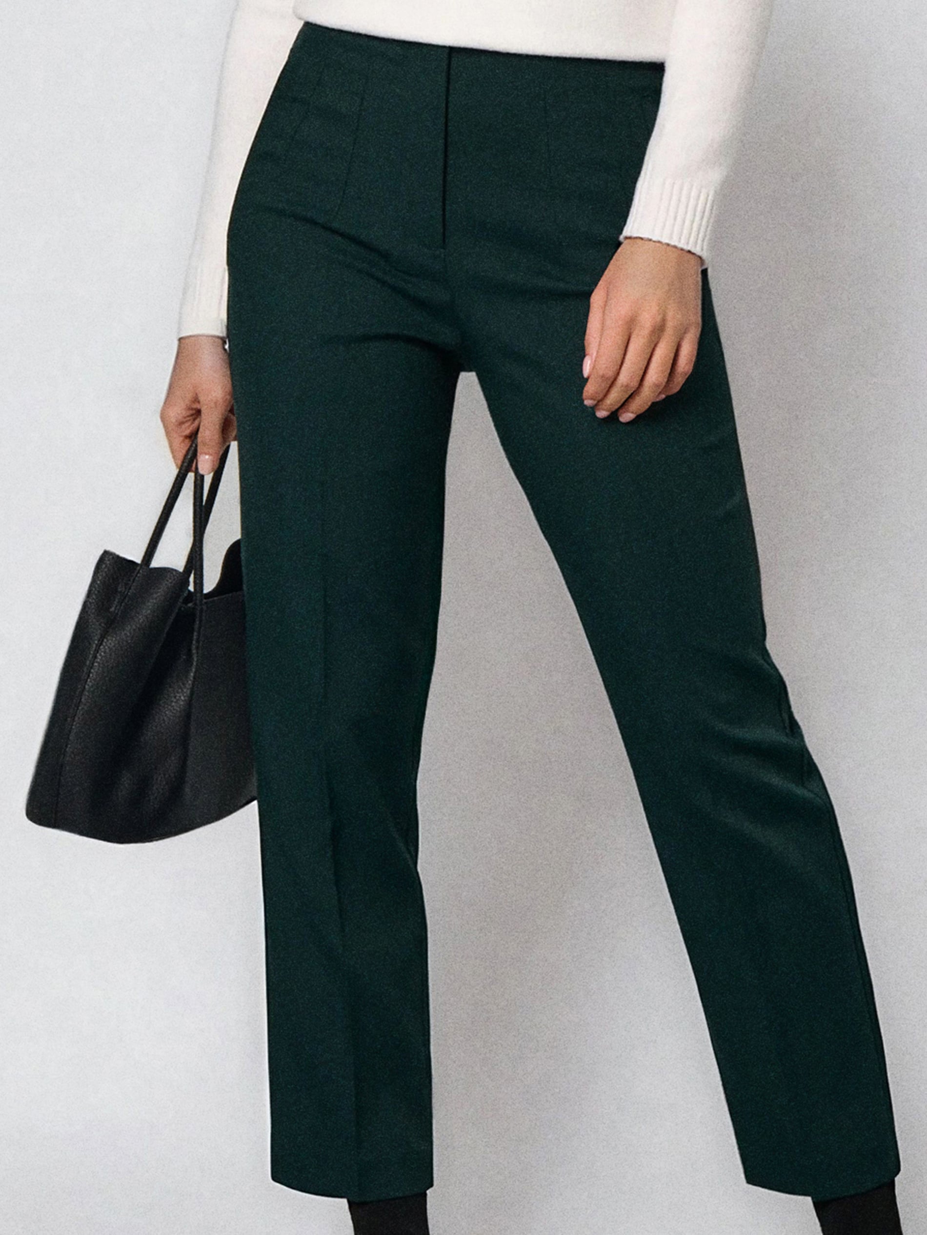 Sinsay - Spodnie cygaretki - zielony