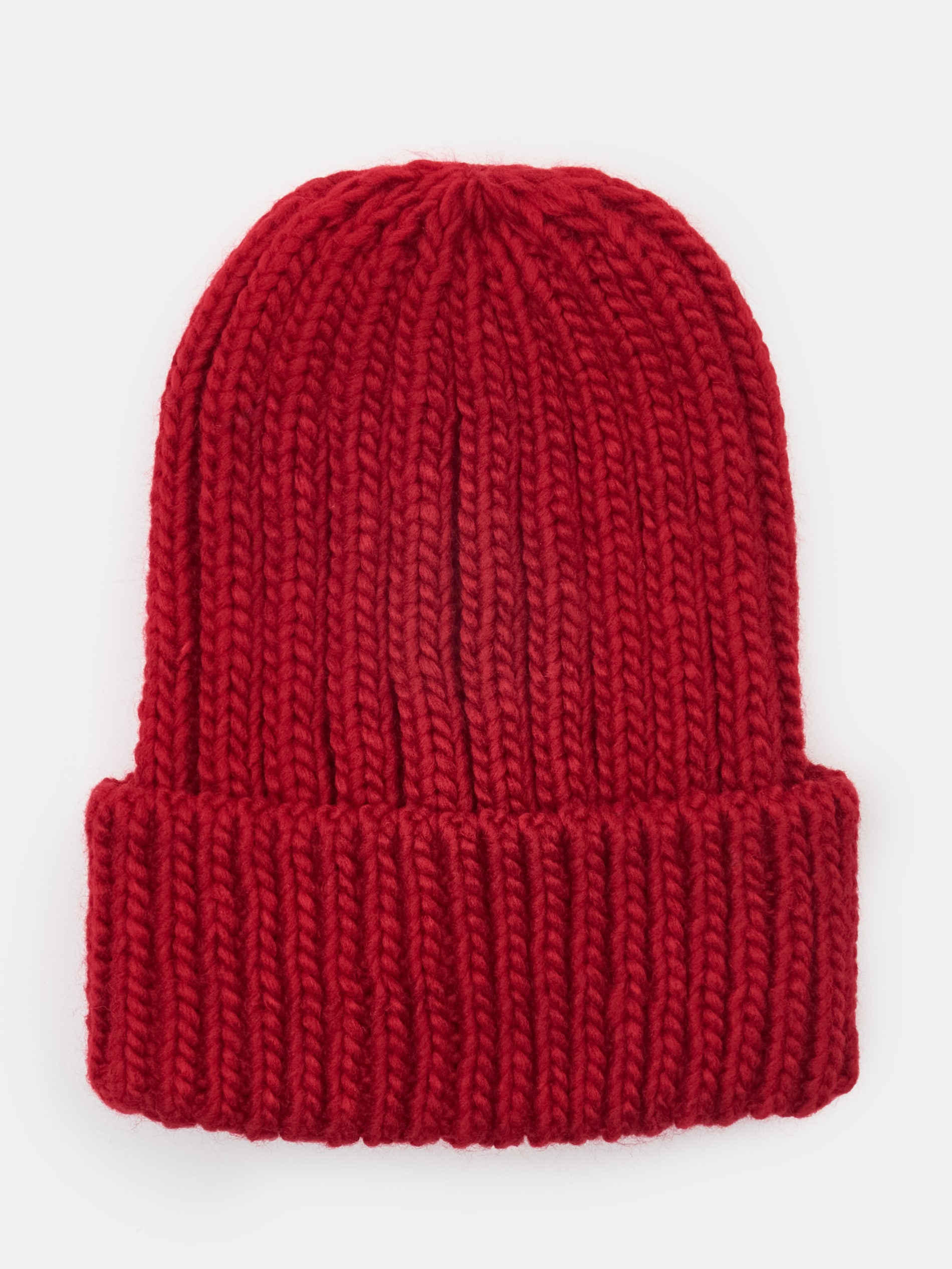Sinsay - Πλεκτό beanie με ρίγες - κοκκινο φωτογραφία