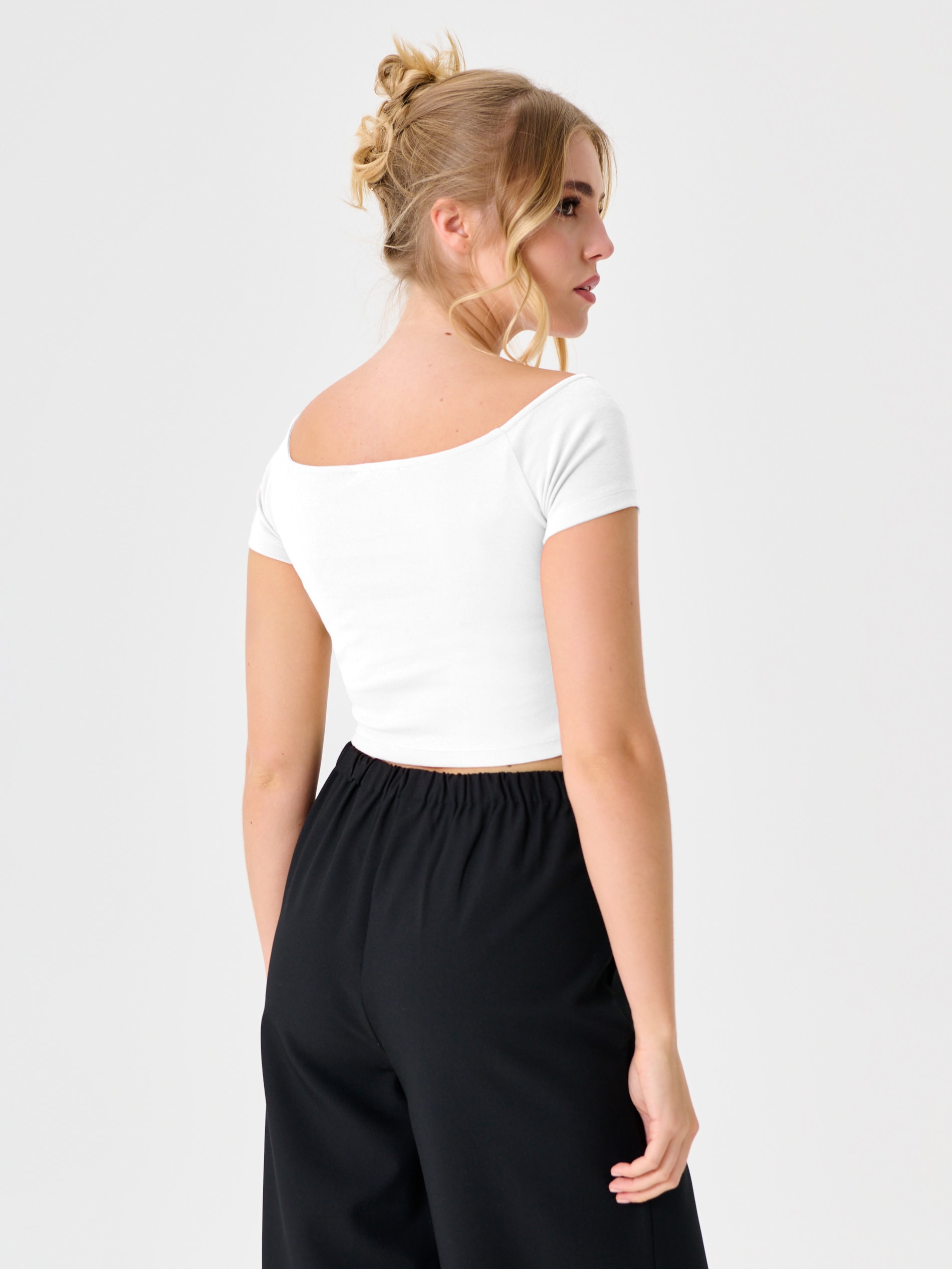 Sinsay - Crop top - λευκο φωτογραφία