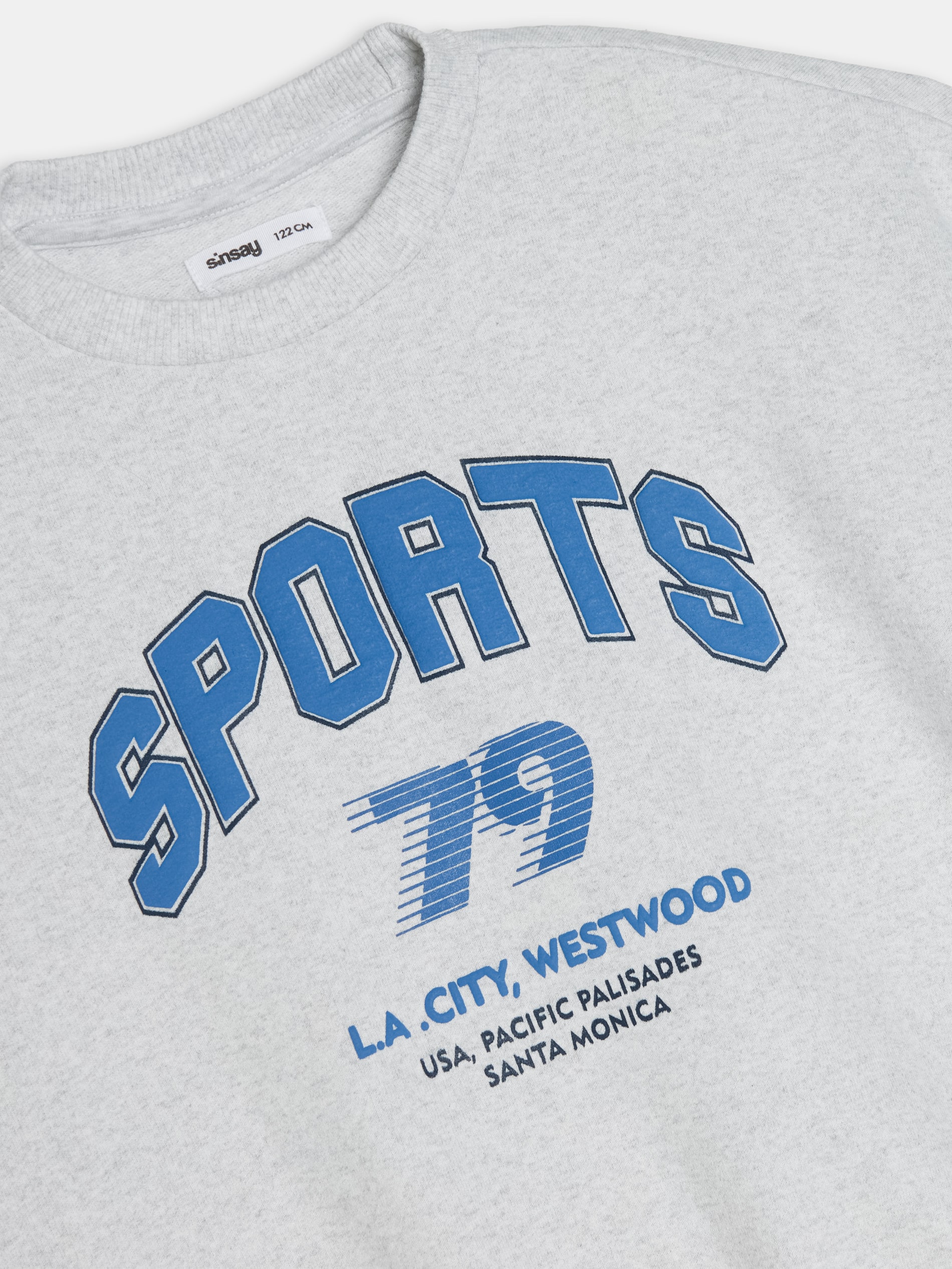 Sinsay - Σετ με φούτερ και παντελόνι - λουλακι φωτογραφία