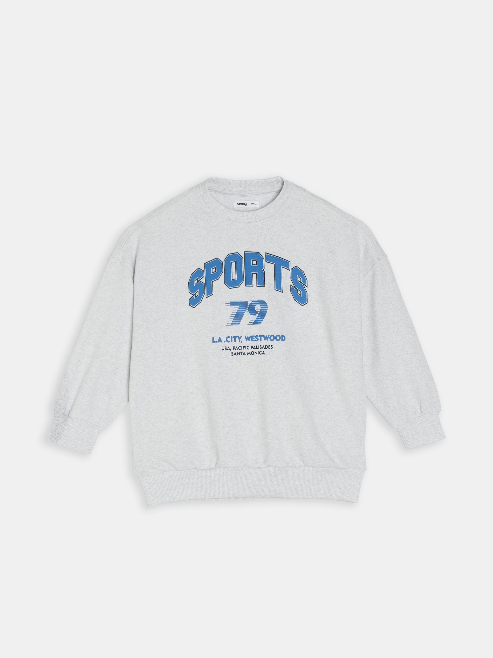 Sinsay - Σετ με φούτερ και παντελόνι - λουλακι φωτογραφία