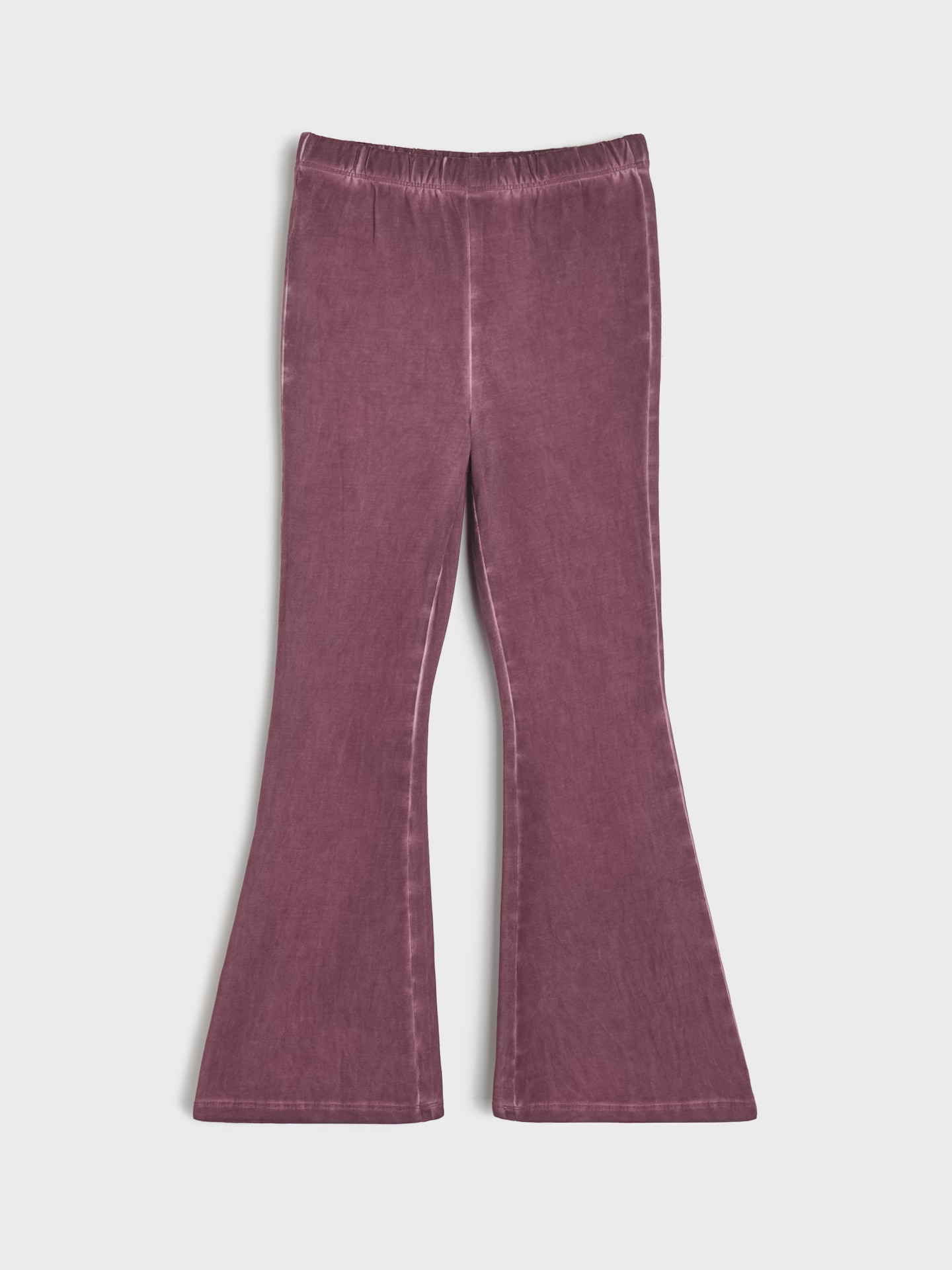 Sinsay - Bawełniane legginsy flare - czerwony