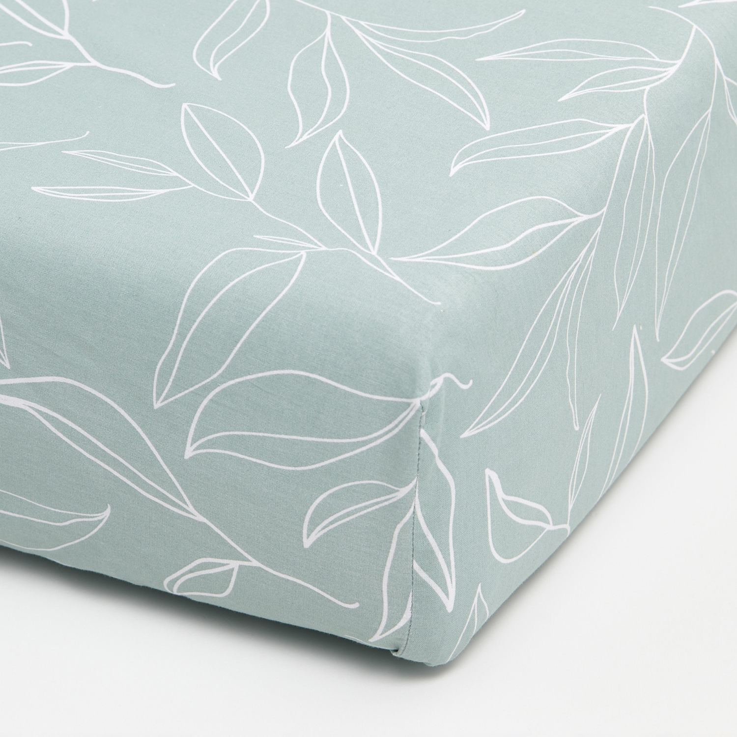 E-shop Sinsay - Bavlnené posteľné prestieradlo s gumičkou - Khaki