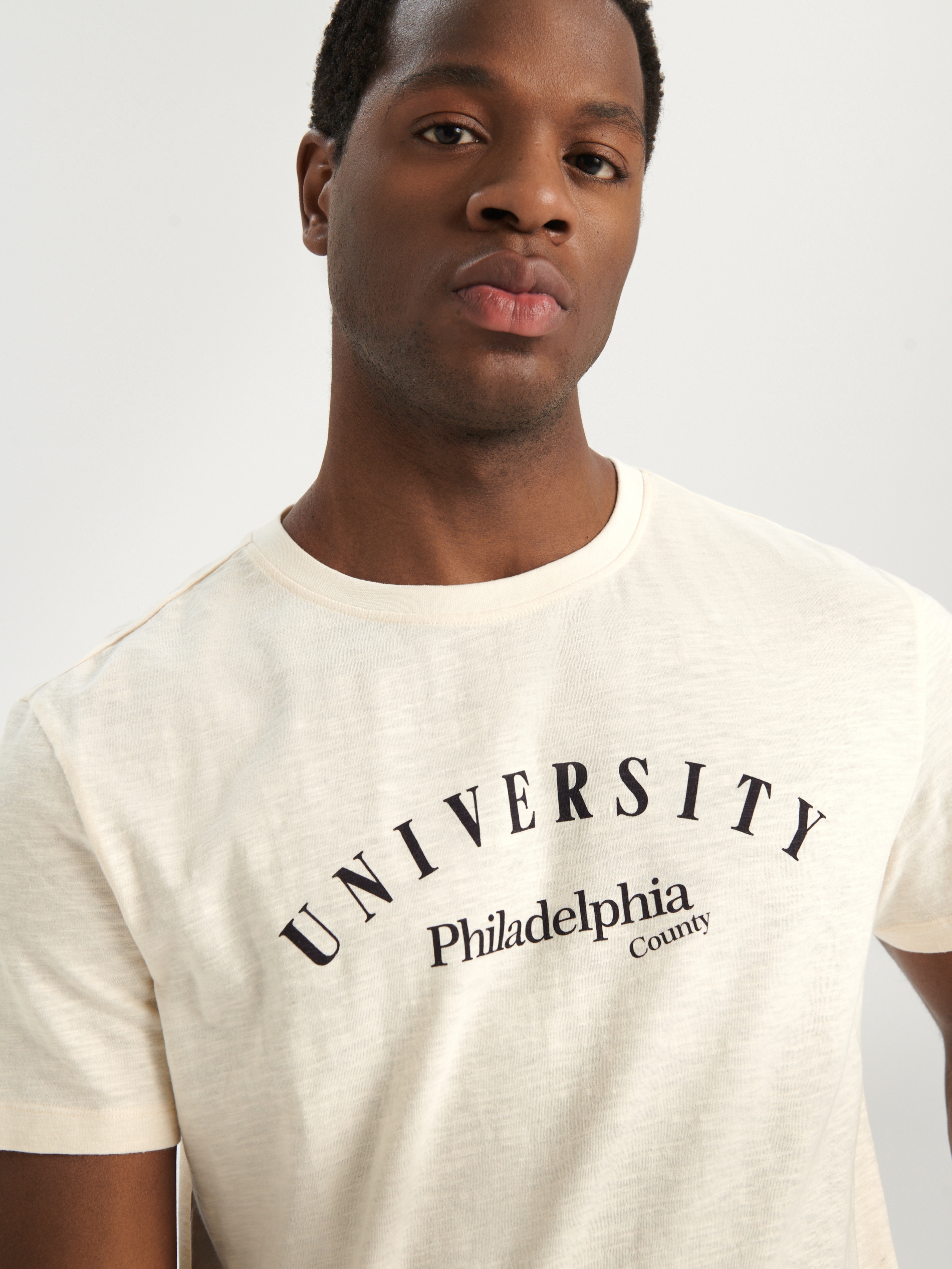 Sinsay - Piżama bawełniana - kremowy