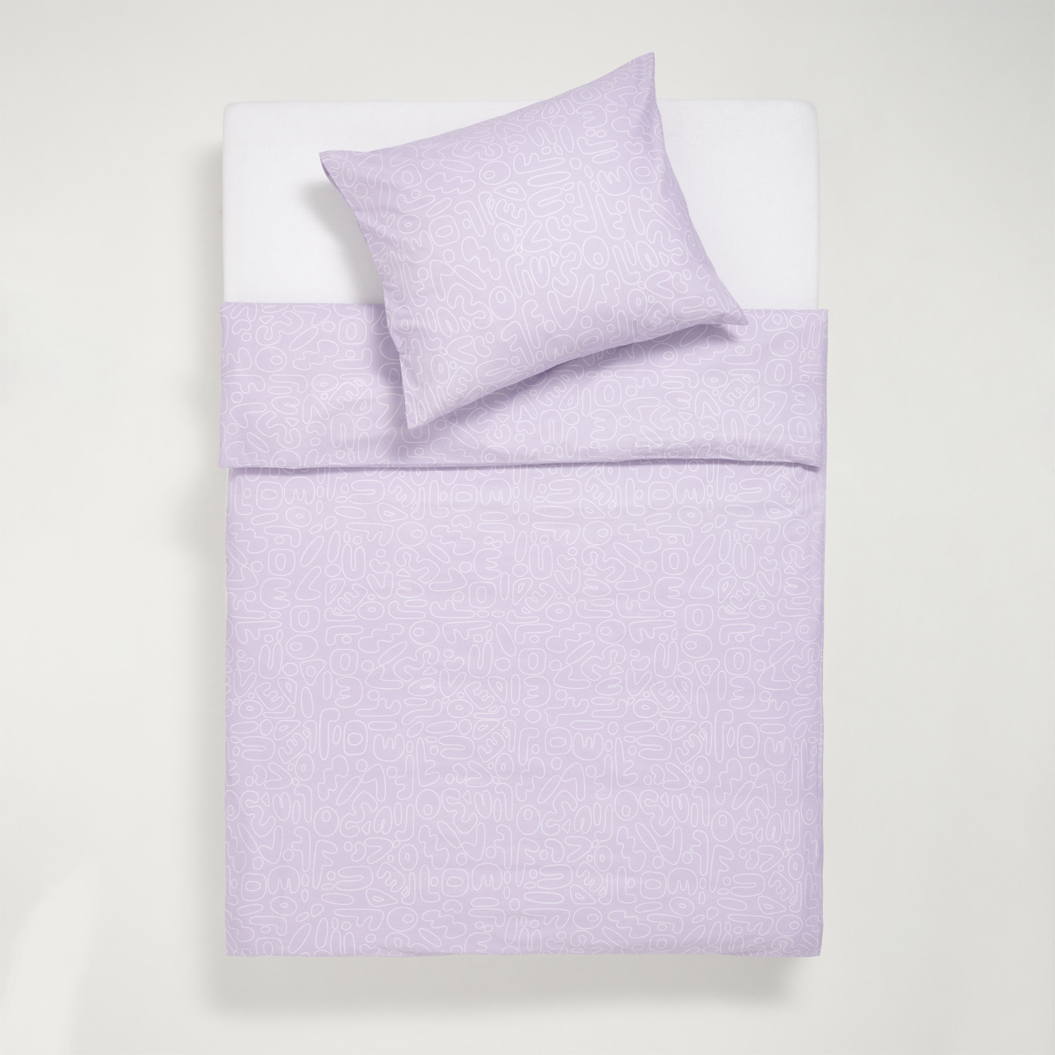 E-shop Sinsay - Bavlnená posteľná súprava - Purpurová