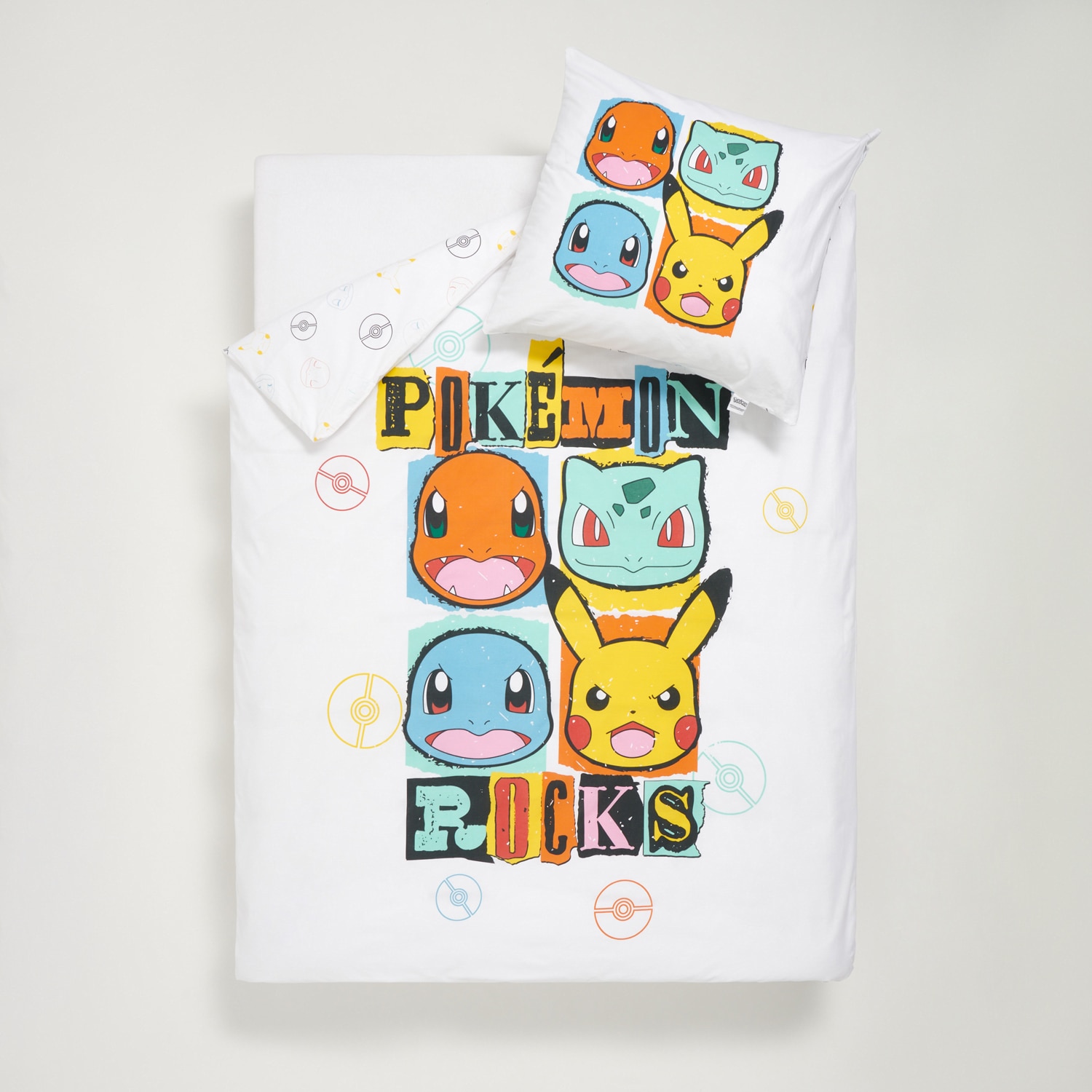 E-shop Sinsay - Bavlnená posteľná bielizeň Pokémon - Viacfarebná