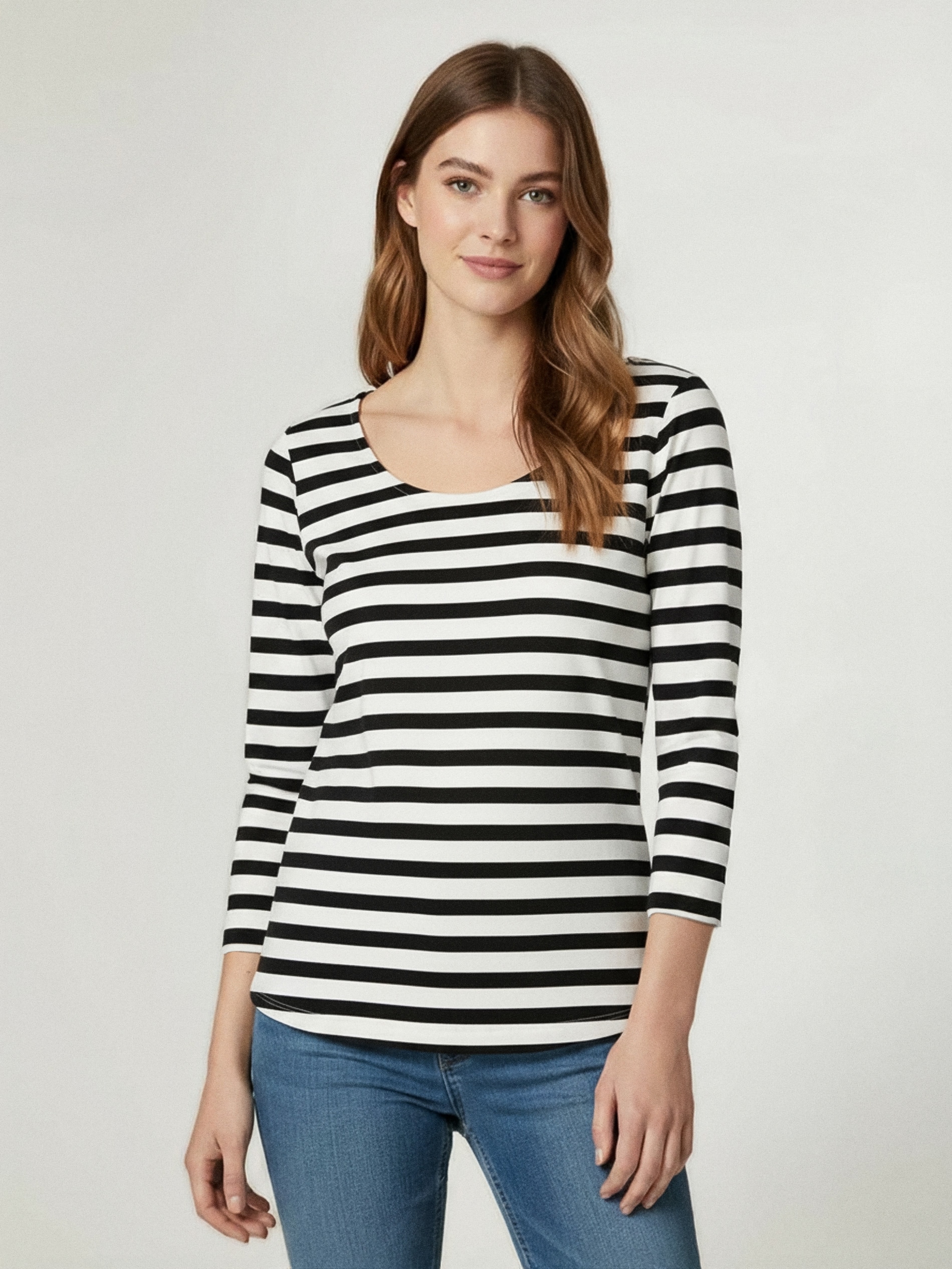 Sinsay - Μπλούζα εγκυμοσύνης με ρίγες και μακριά μανίκια - πολυχρωμο φωτογραφία