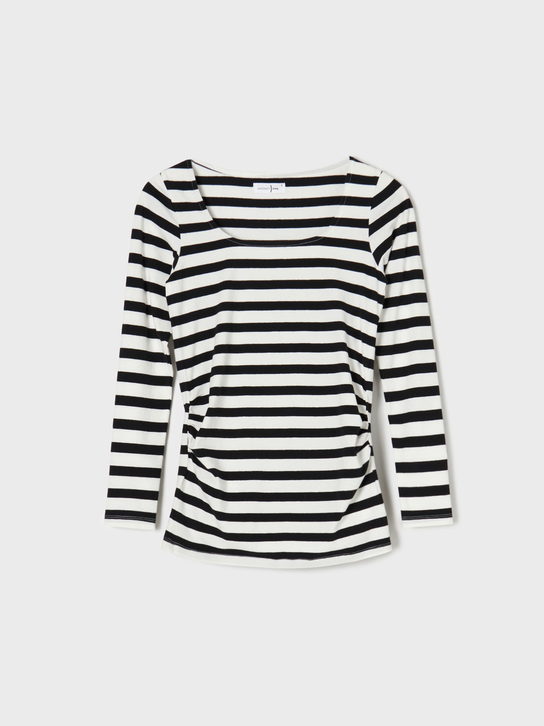 Sinsay - Μπλούζα εγκυμοσύνης με ρίγες και μακριά μανίκια - πολυχρωμο φωτογραφία