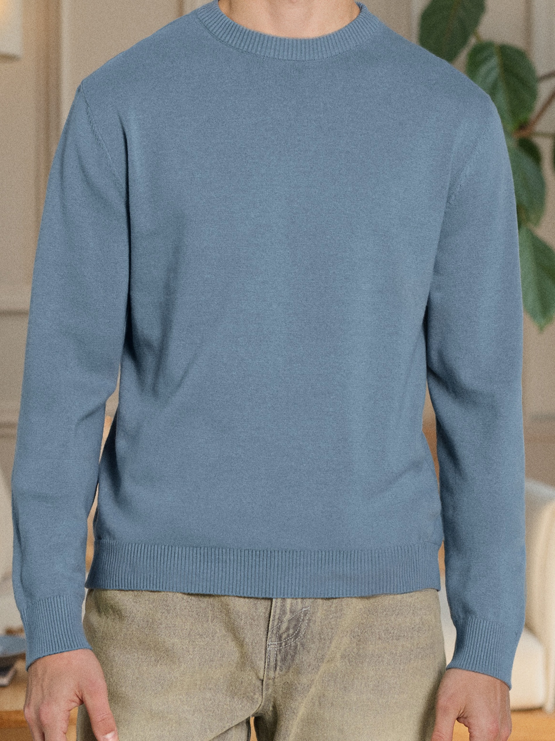 Sinsay - Sweter z długim rękawem - niebieski