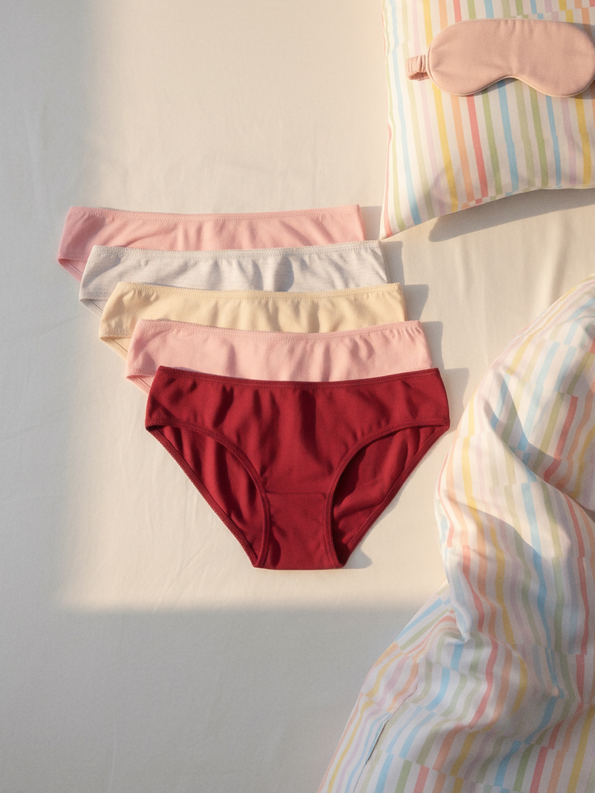 Sinsay - Majtki figi 5 pack - wielobarwny