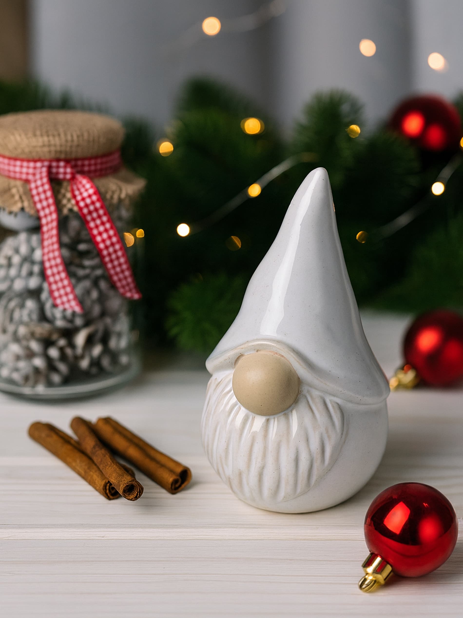 Sinsay - Χριστουγεννιάτικο διακοσμητικό σε σχήμα καλικάντζαρου - μεσαιο γκρι φωτογραφία