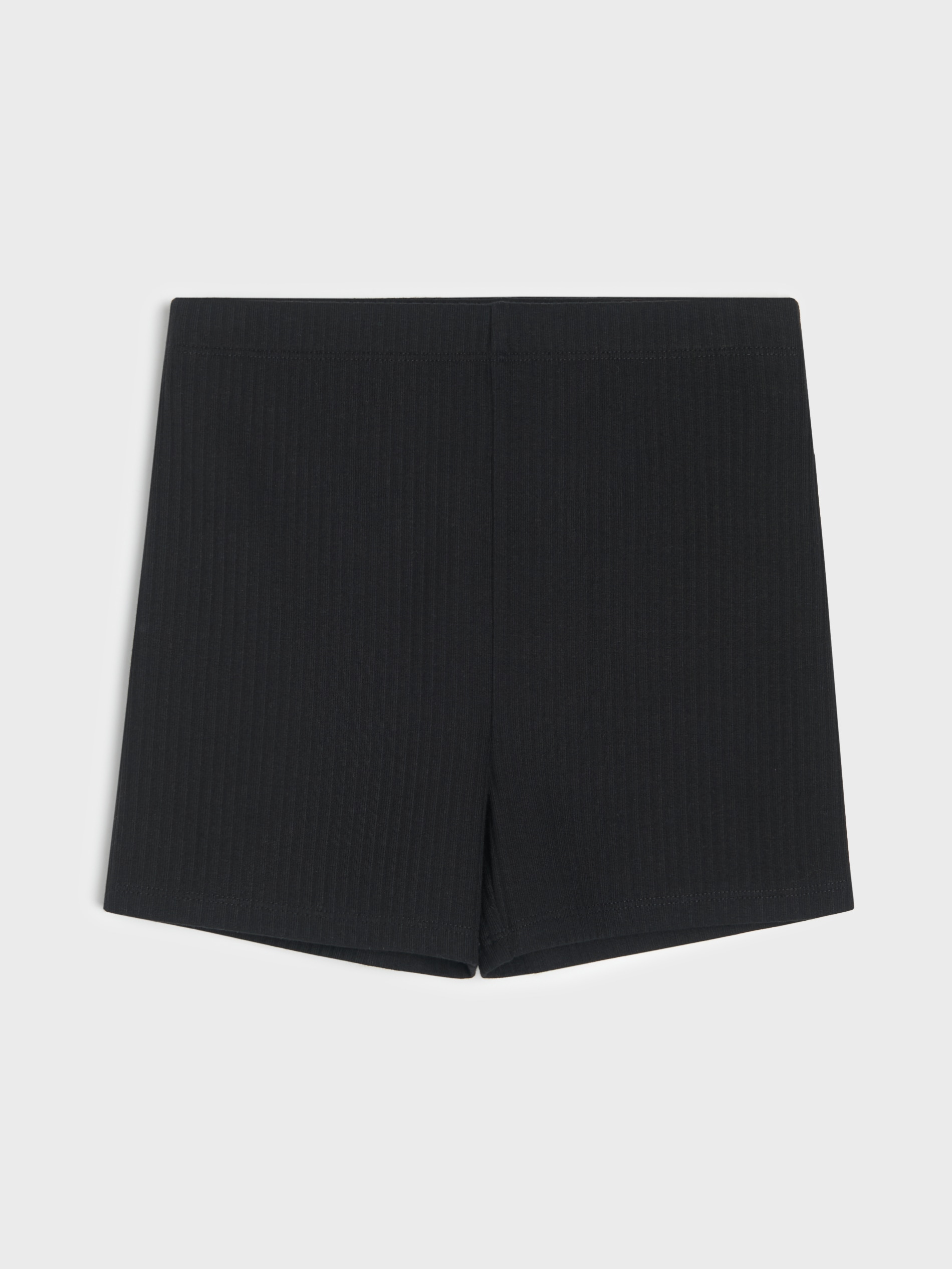 Sinsay - Prążkowane kolarki z bawełny - czarny