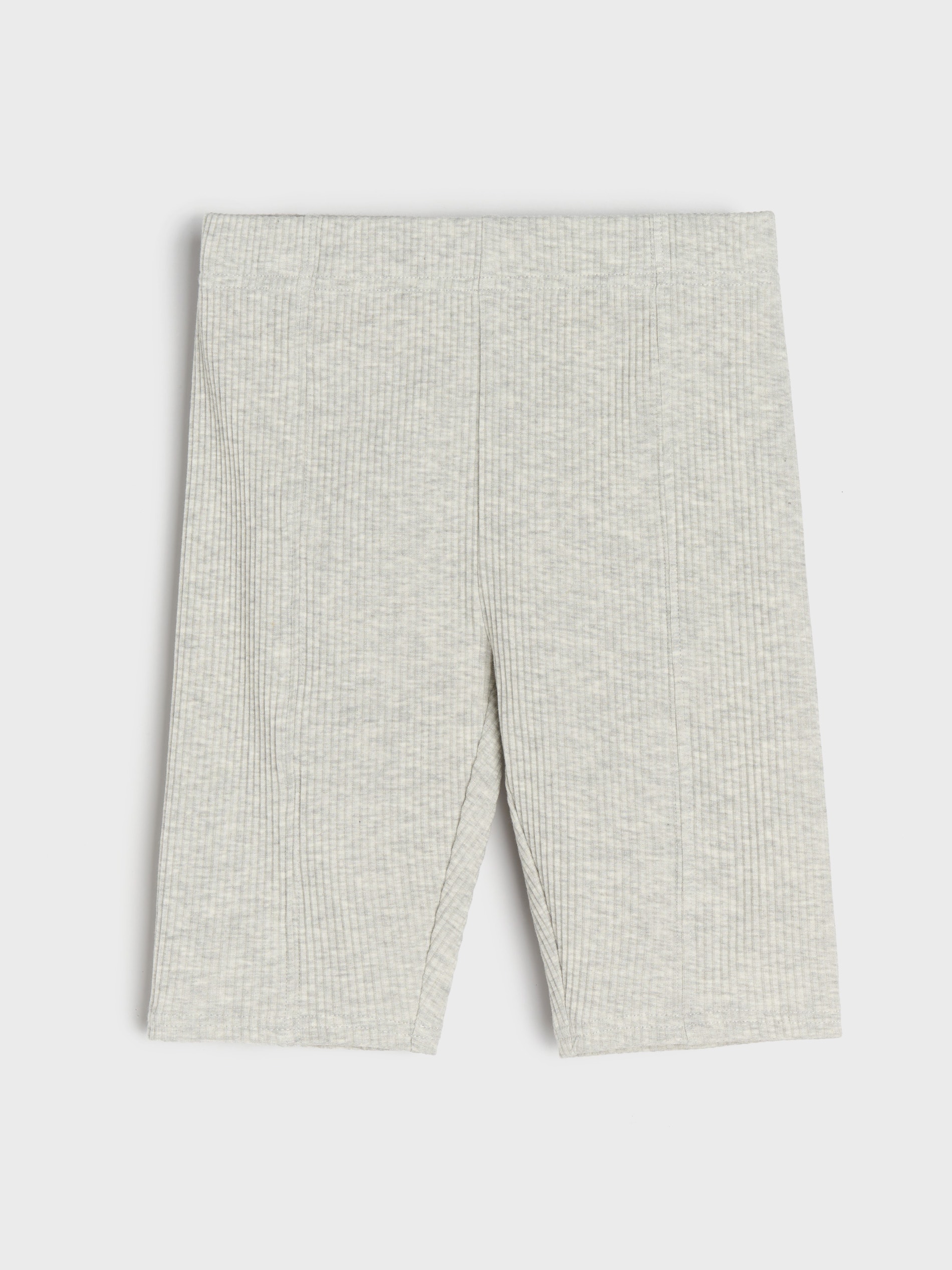 Sinsay - Prążkowane kolarki z bawełny - szary