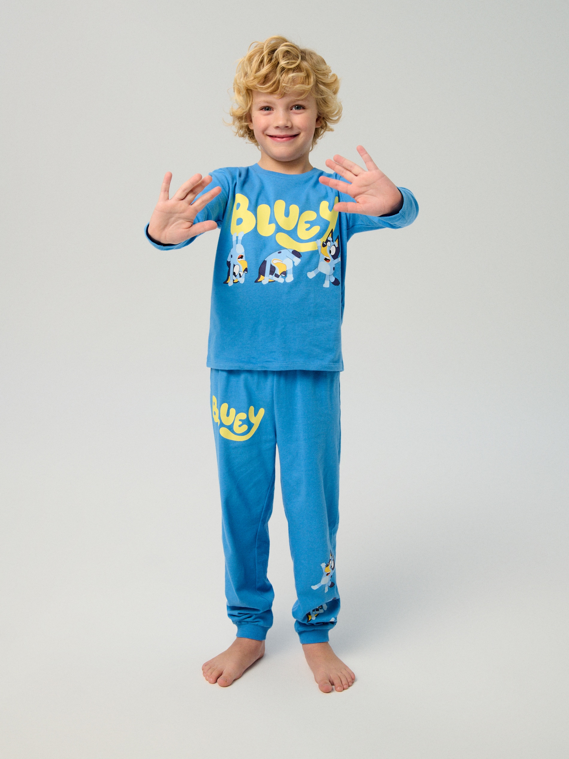 Sinsay - Piżama dwuczęściowa Bluey - niebieski