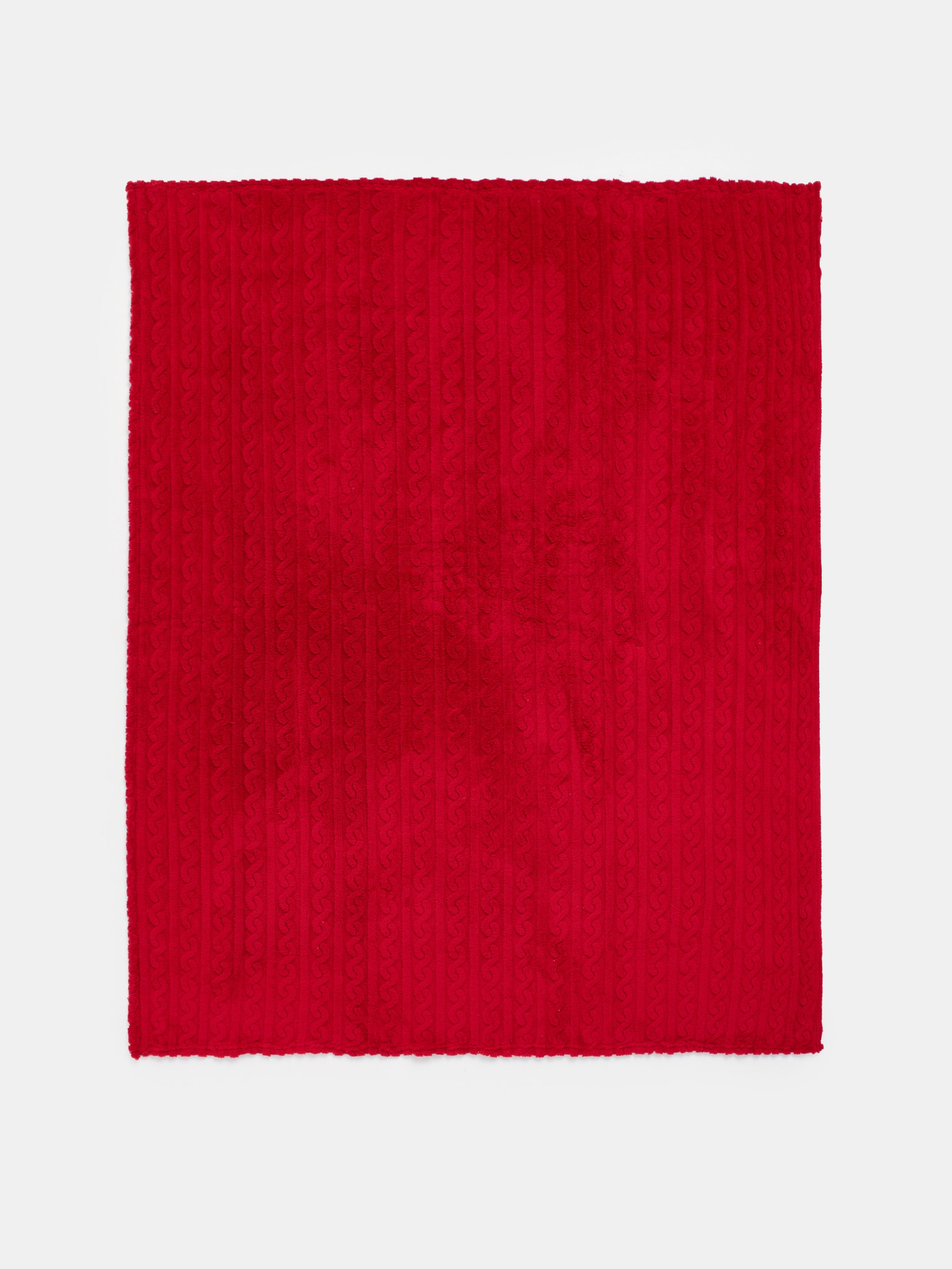 Sinsay - Κουβέρτα με υφή - κοκκινο φωτογραφία