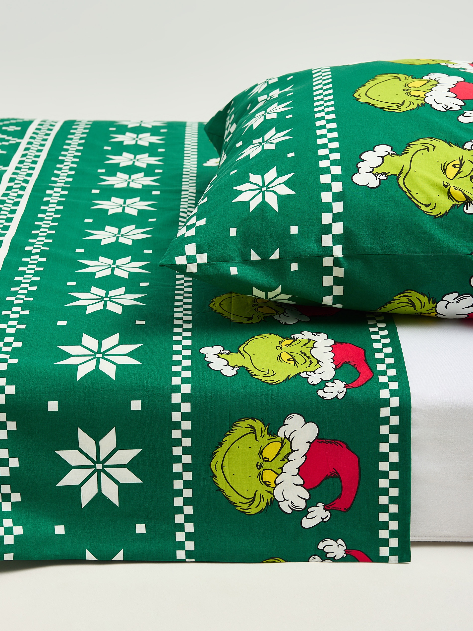 Sinsay - Souprava povlečení Grinch - zelená
