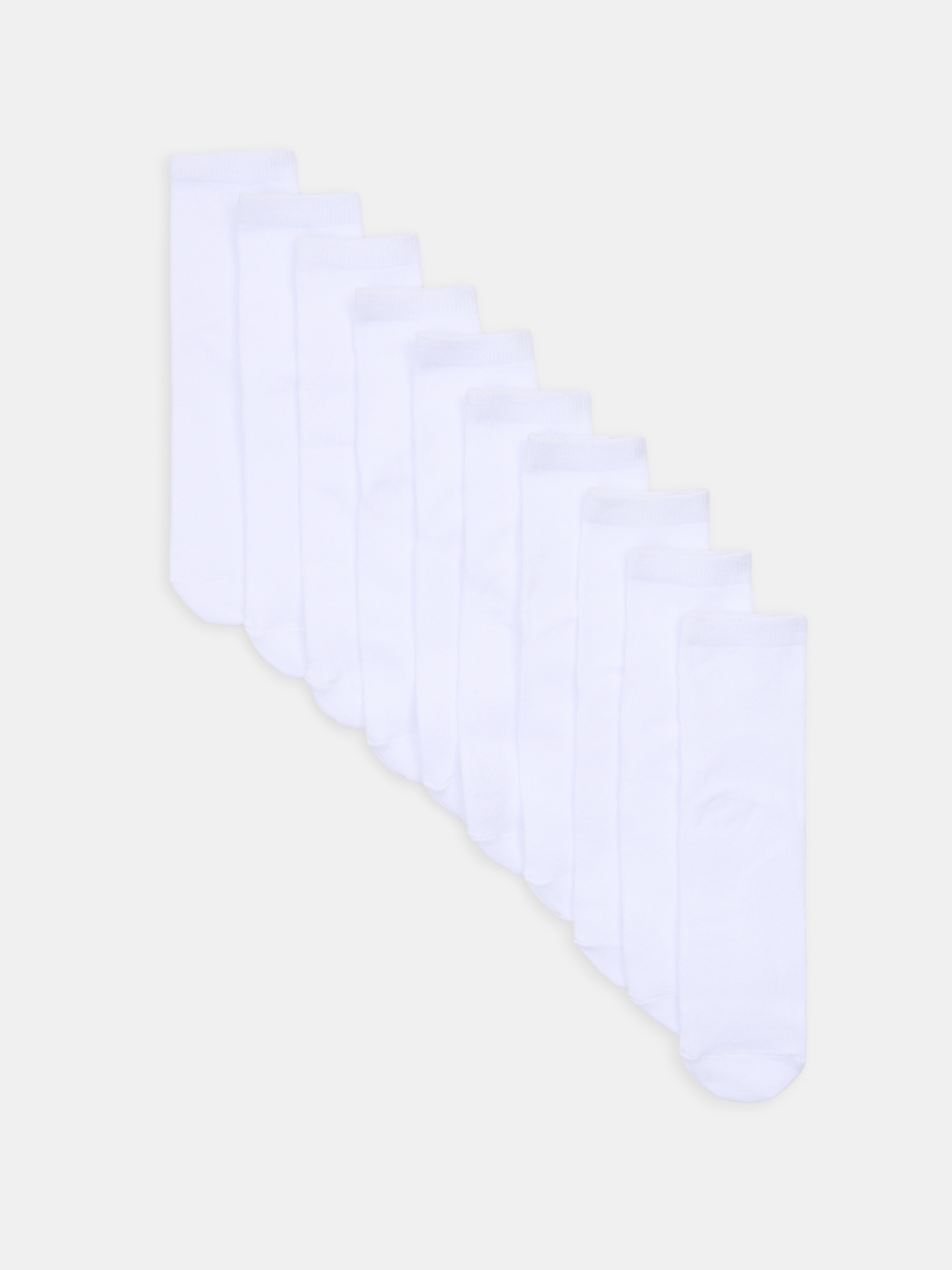 Sinsay - Długie skarpetki z bawełną 10 pack - biały