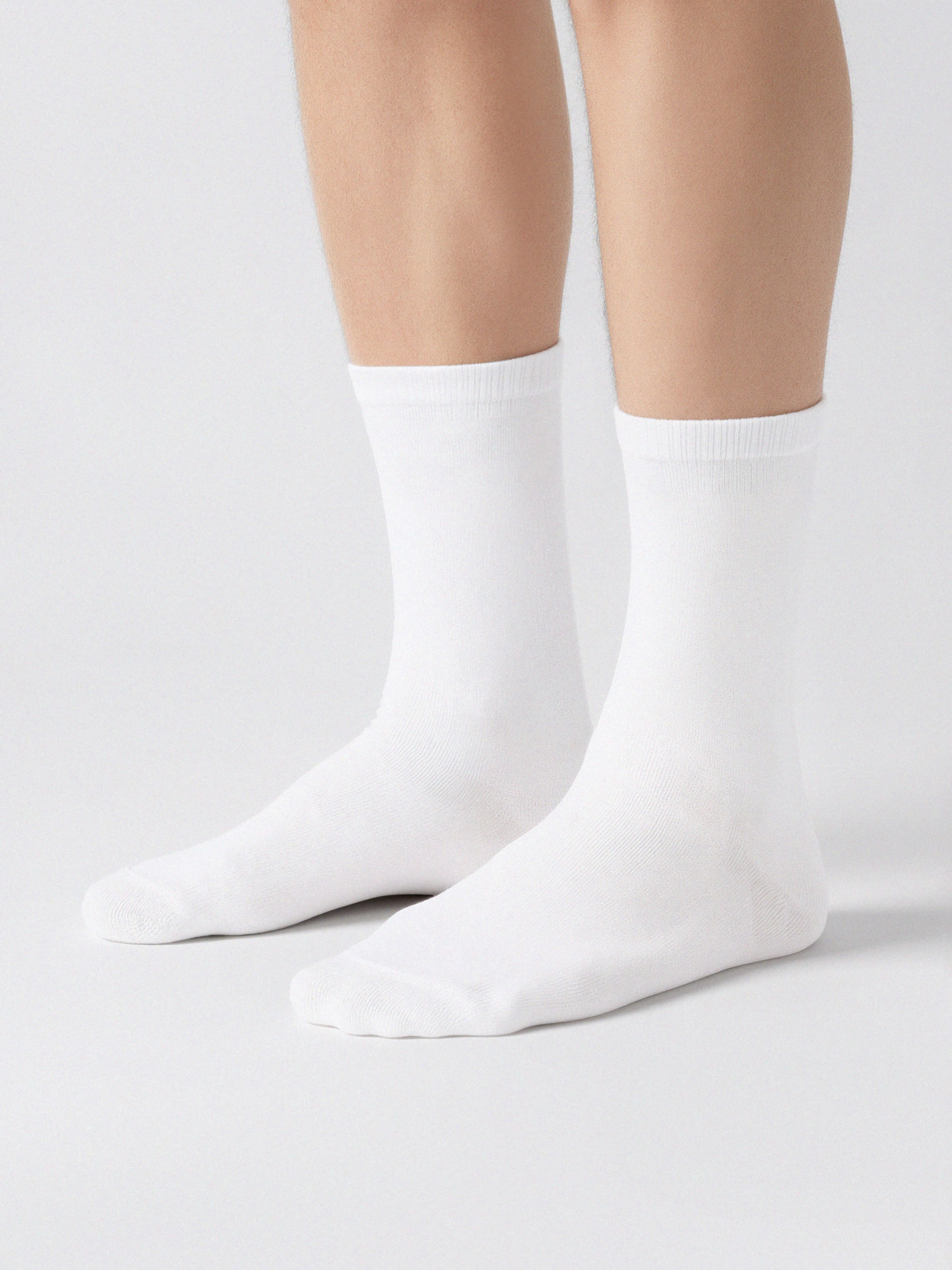 Sinsay - Skarpetki basic 5 pack - biały
