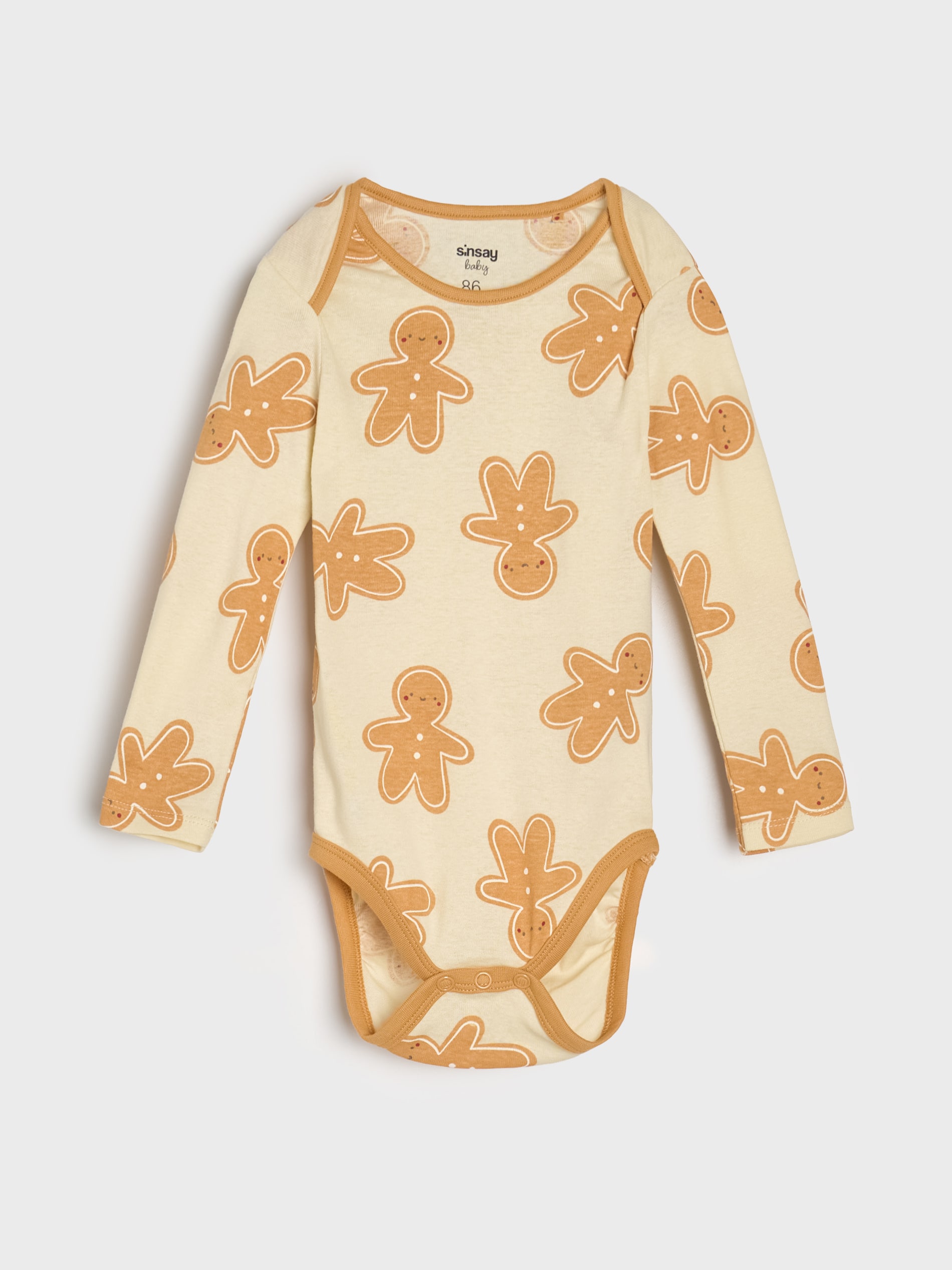 Sinsay - Σετ με 3 κορμάκια - κρεμ φωτογραφία