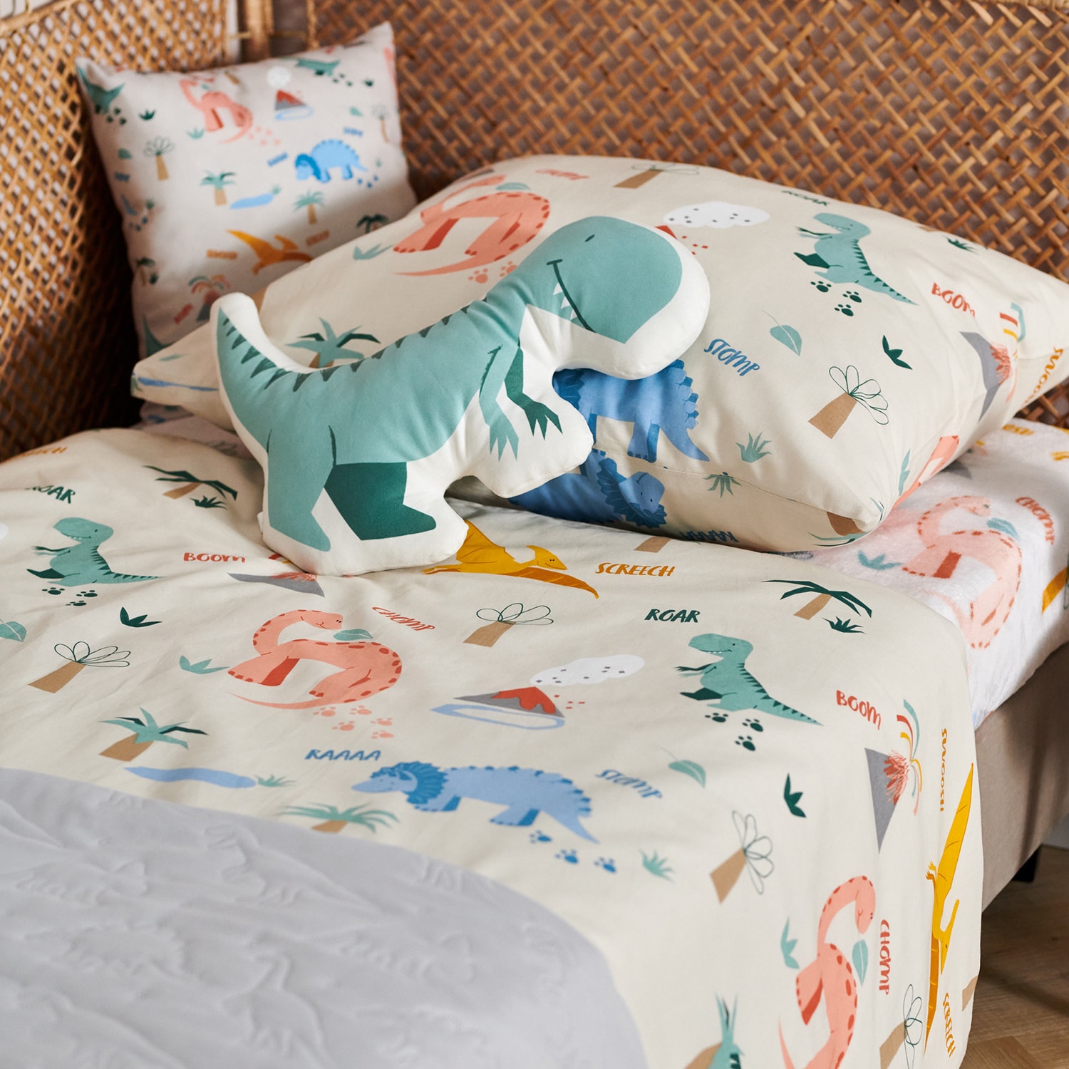 E-shop Sinsay - Bavlnená posteľná súprava - Viacfarebná