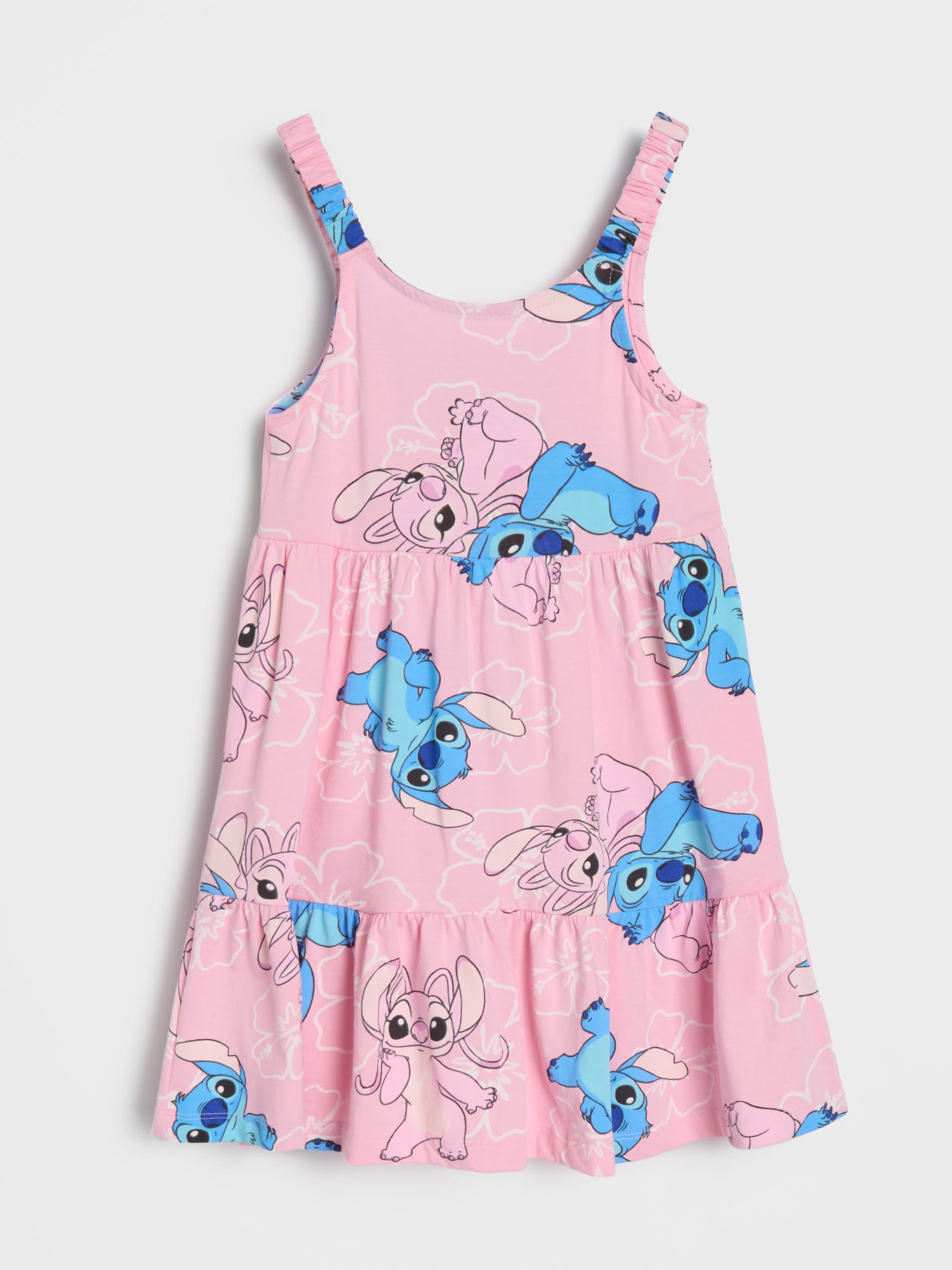 Sinsay - Sukienka na ramiączkach Stitch - różowy