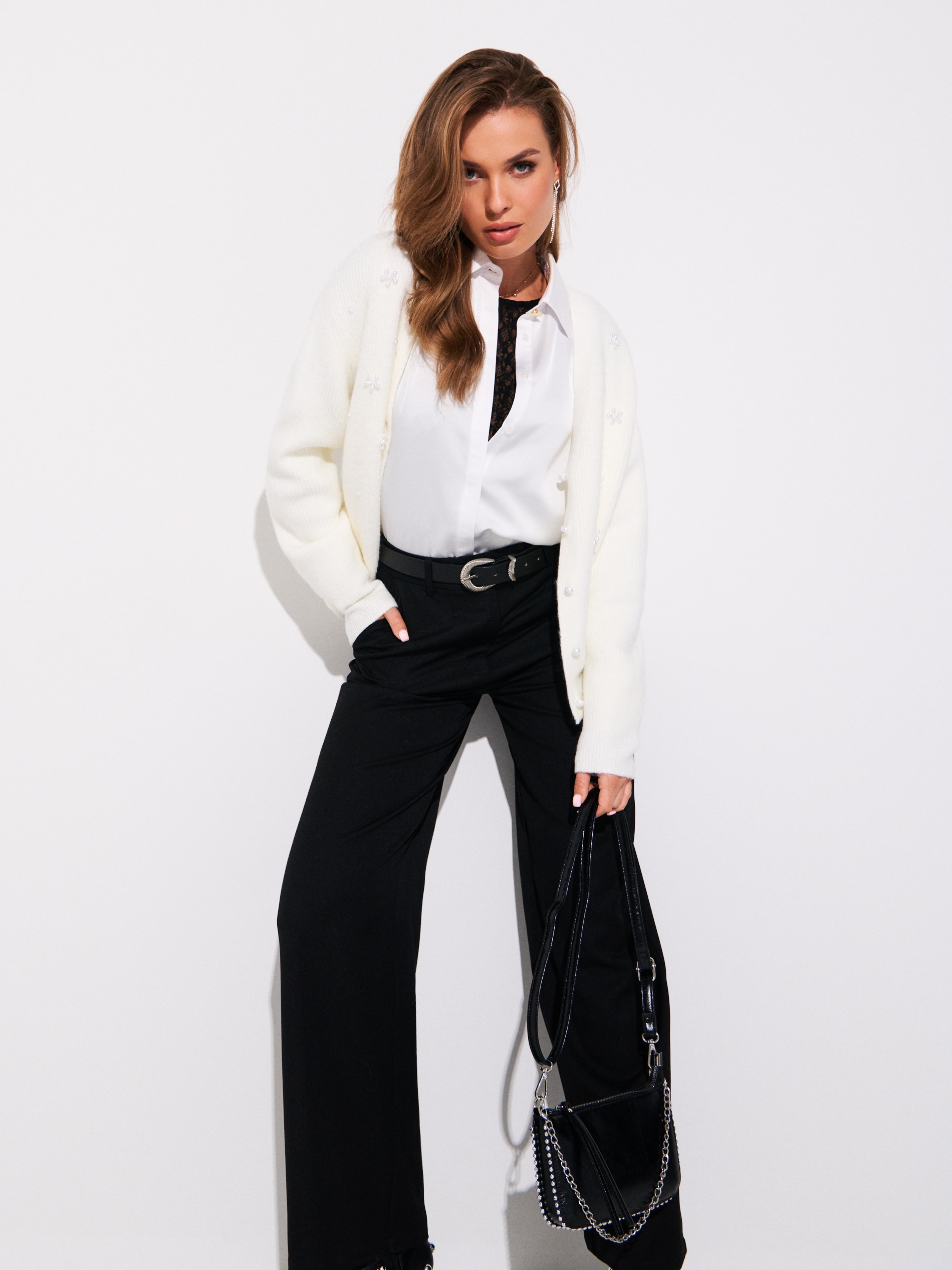 Sinsay - Τσάντα crossbody από τεχνητό δέρμα - μαυρο φωτογραφία