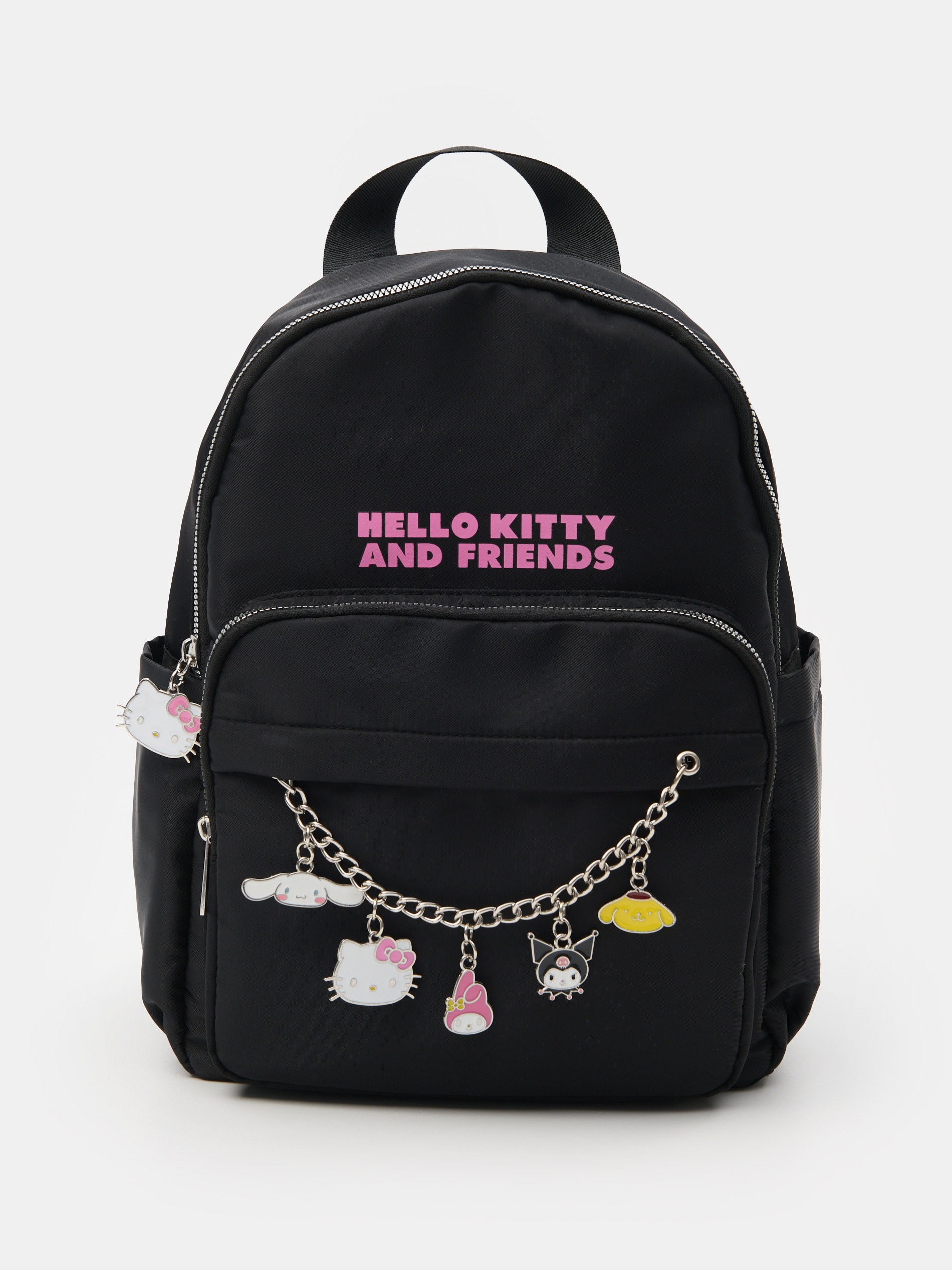 Sinsay - Σακίδιο πλάτης με αλυσίδα και κρεμαστά Hello Kitty - μαυρο φωτογραφία