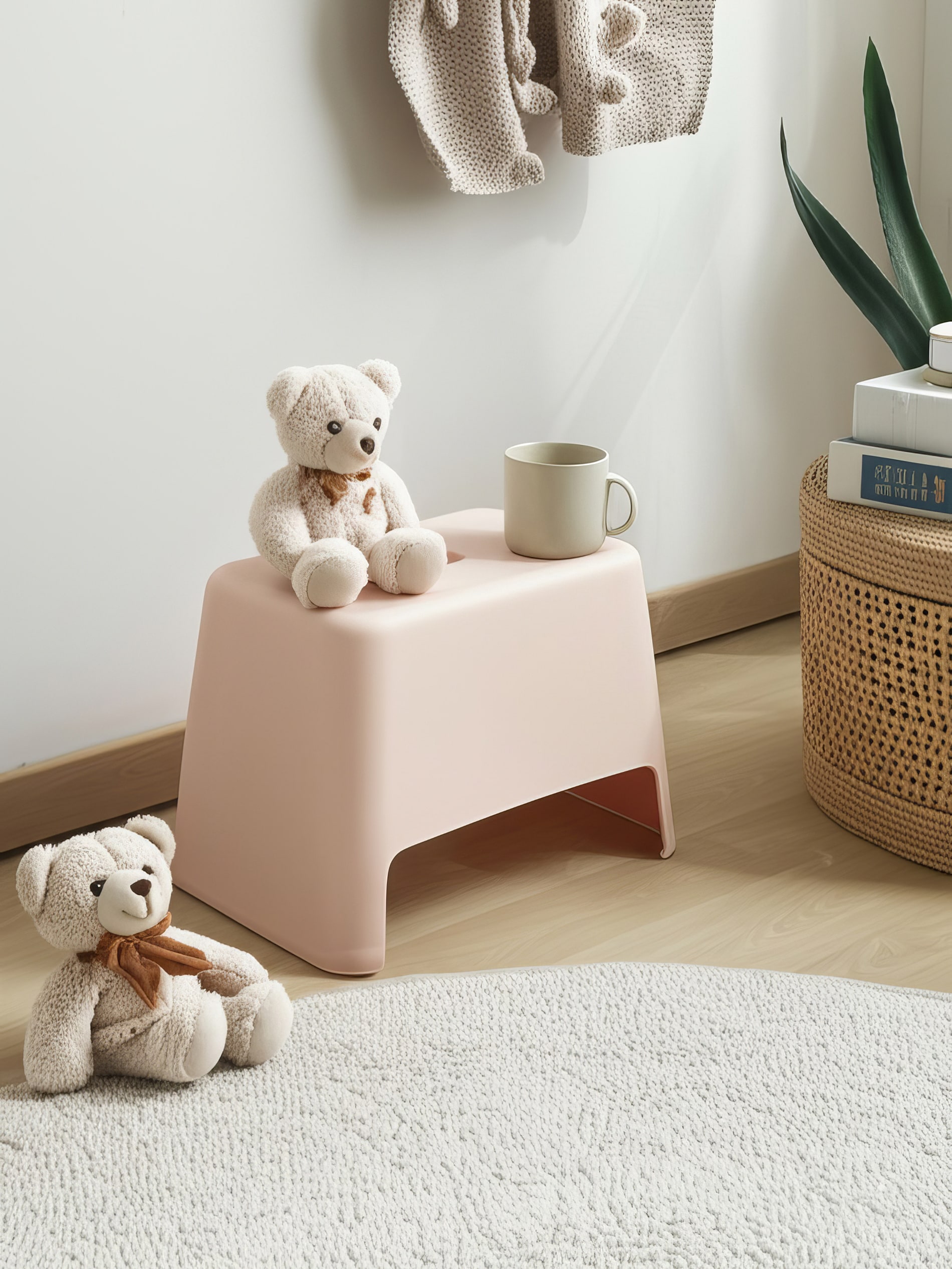 Sinsay - Υποπόδιο - ροζ παστελ φωτογραφία