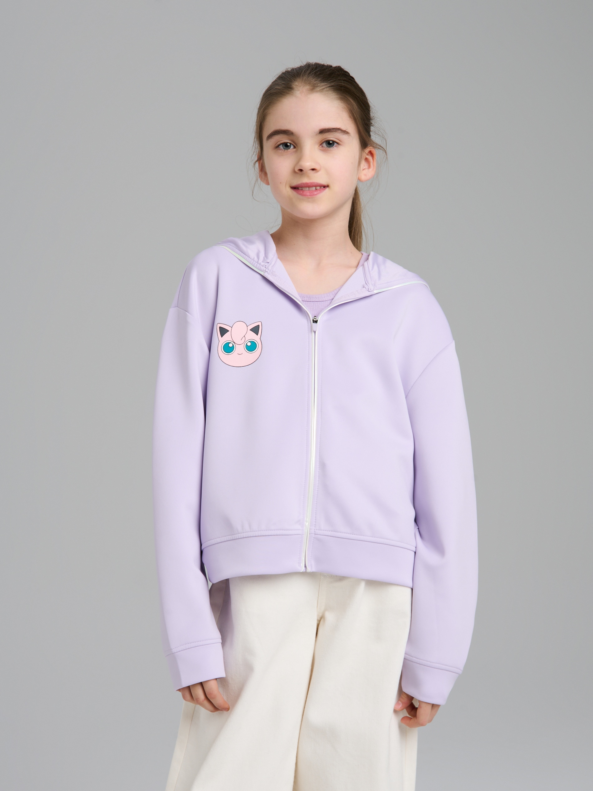 Sinsay - Bluza z kapturem na zamek Pokémon - fioletowy