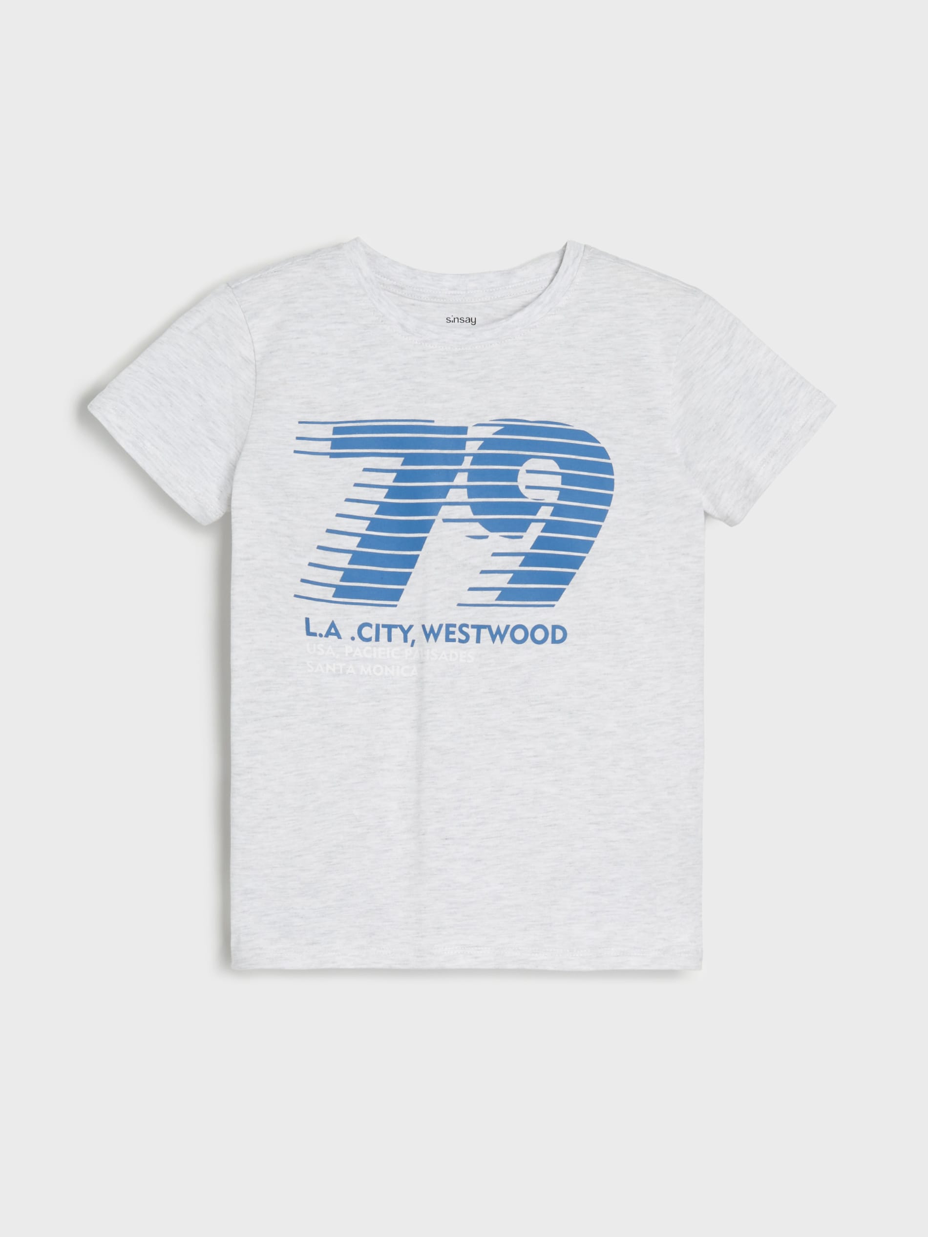 Sinsay - Σετ με 2 μπλούζες - ανοιχτό γκρι φωτογραφία