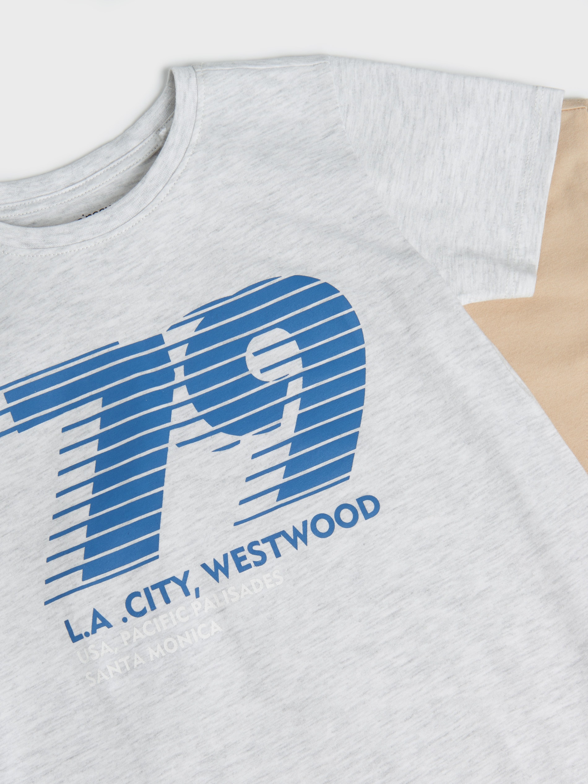 Sinsay - Σετ με 2 μπλούζες - ανοιχτό γκρι φωτογραφία