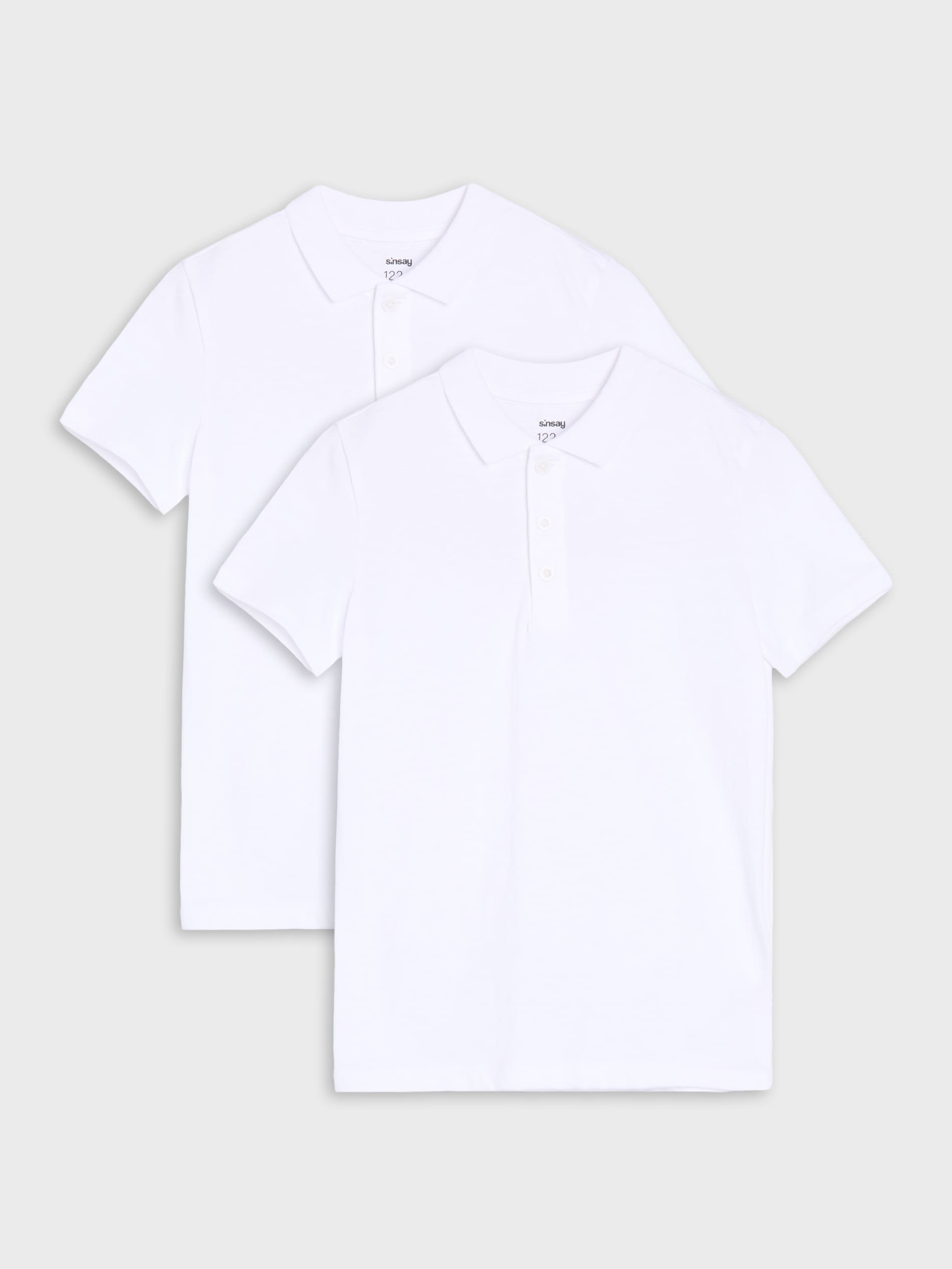 Sinsay - Koszulki polo 2 pack - biały