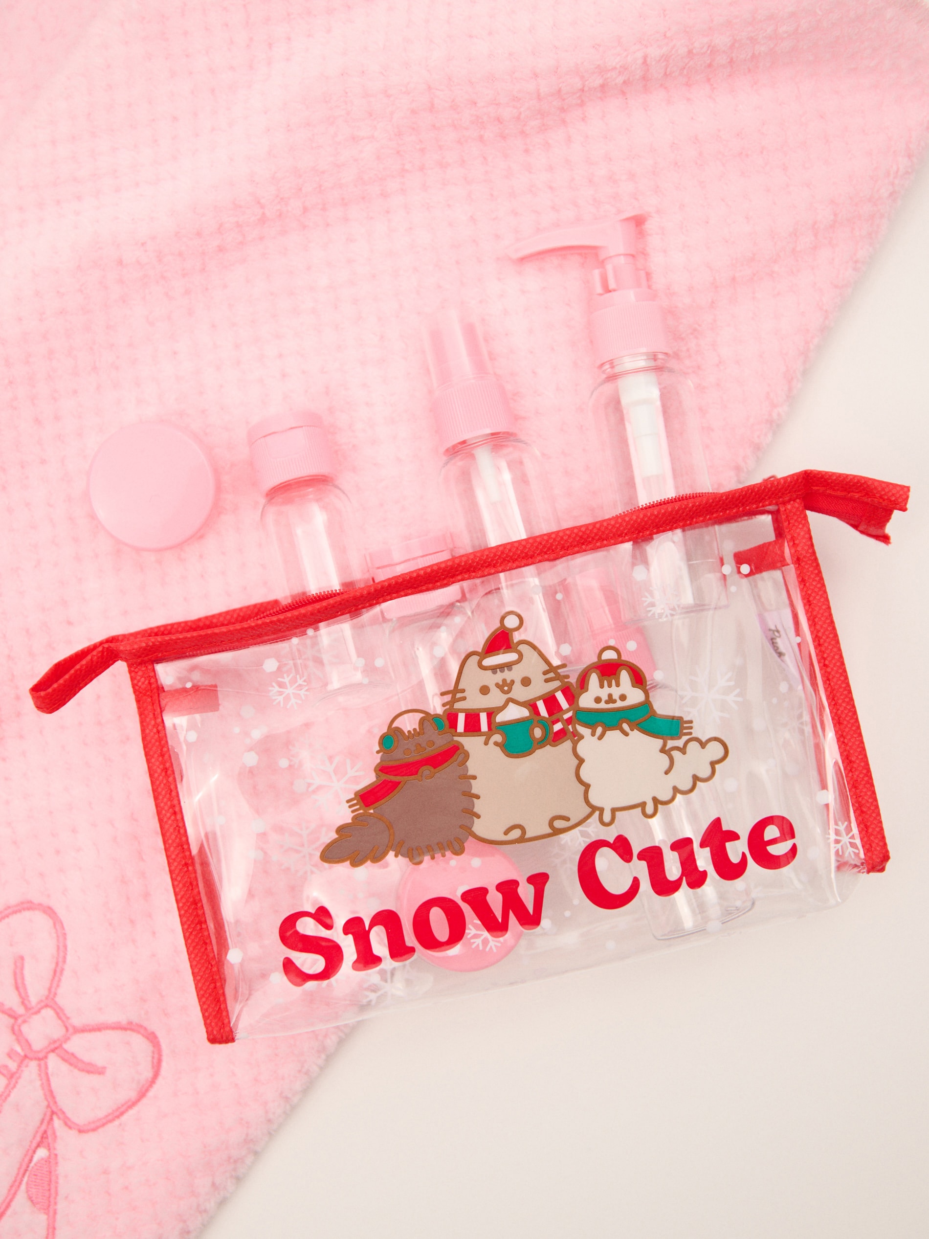 Sinsay - Σετ με 8 δοχεία ταξιδιού Pusheen the Cat - πολυχρωμο φωτογραφία