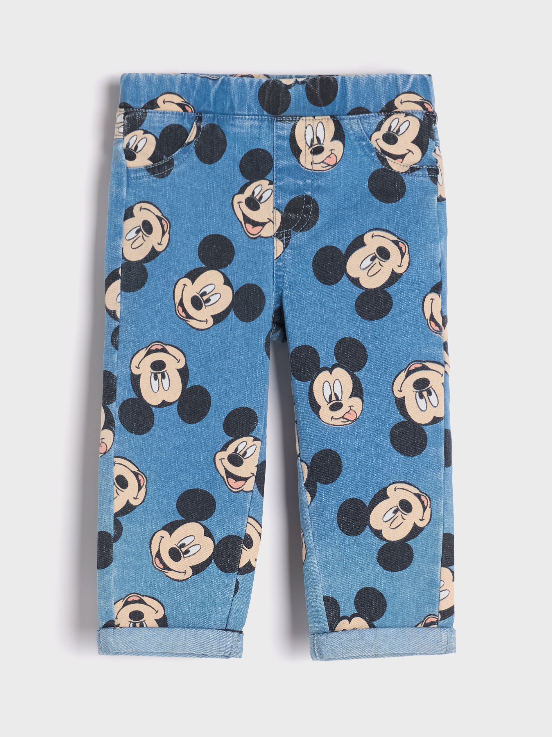 Sinsay - Τζιν παντελόνια Mickey Mouse - ναυτικο μπλε φωτογραφία