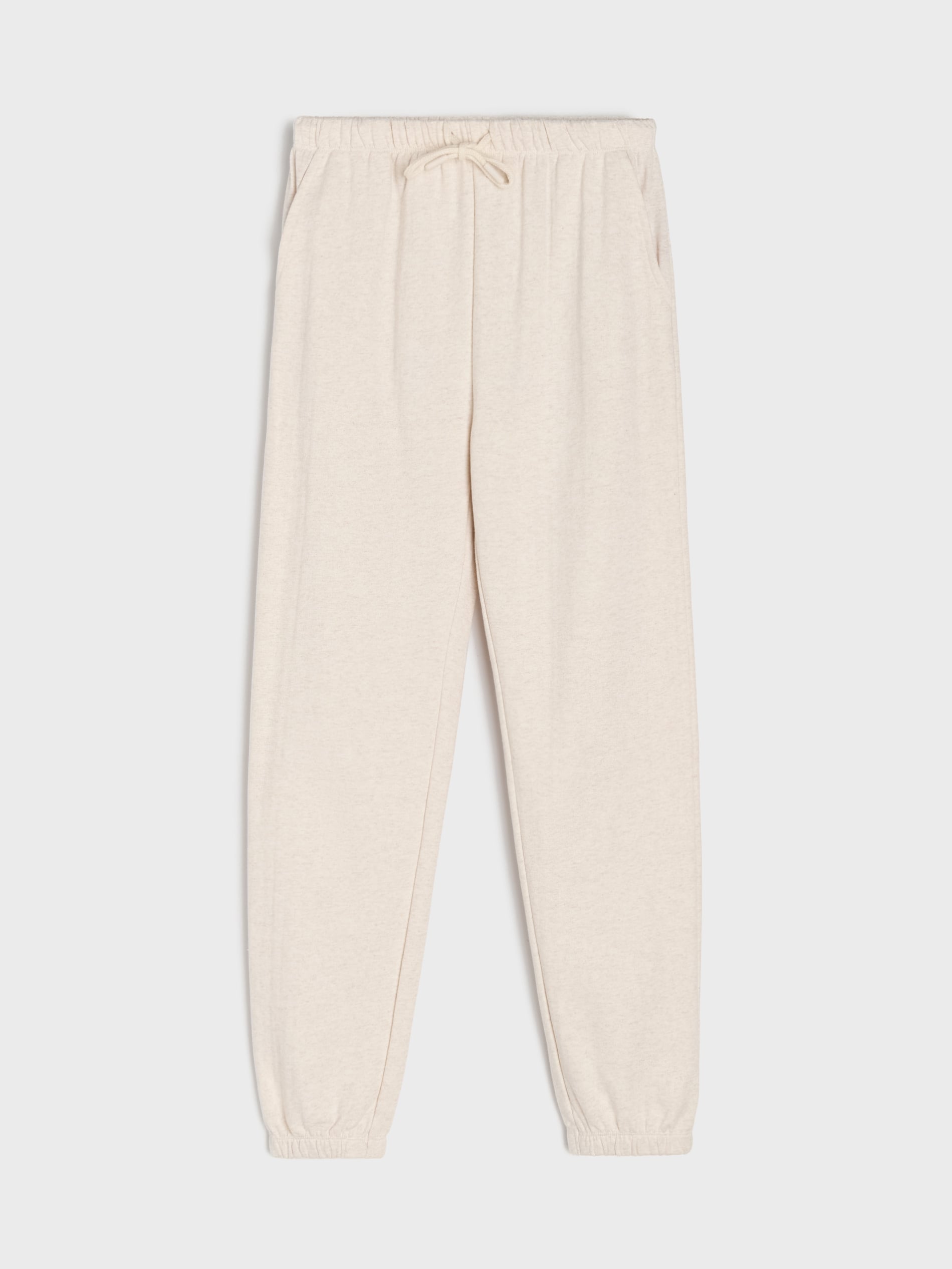 Sinsay - Spodnie dresowe basic - beżowy