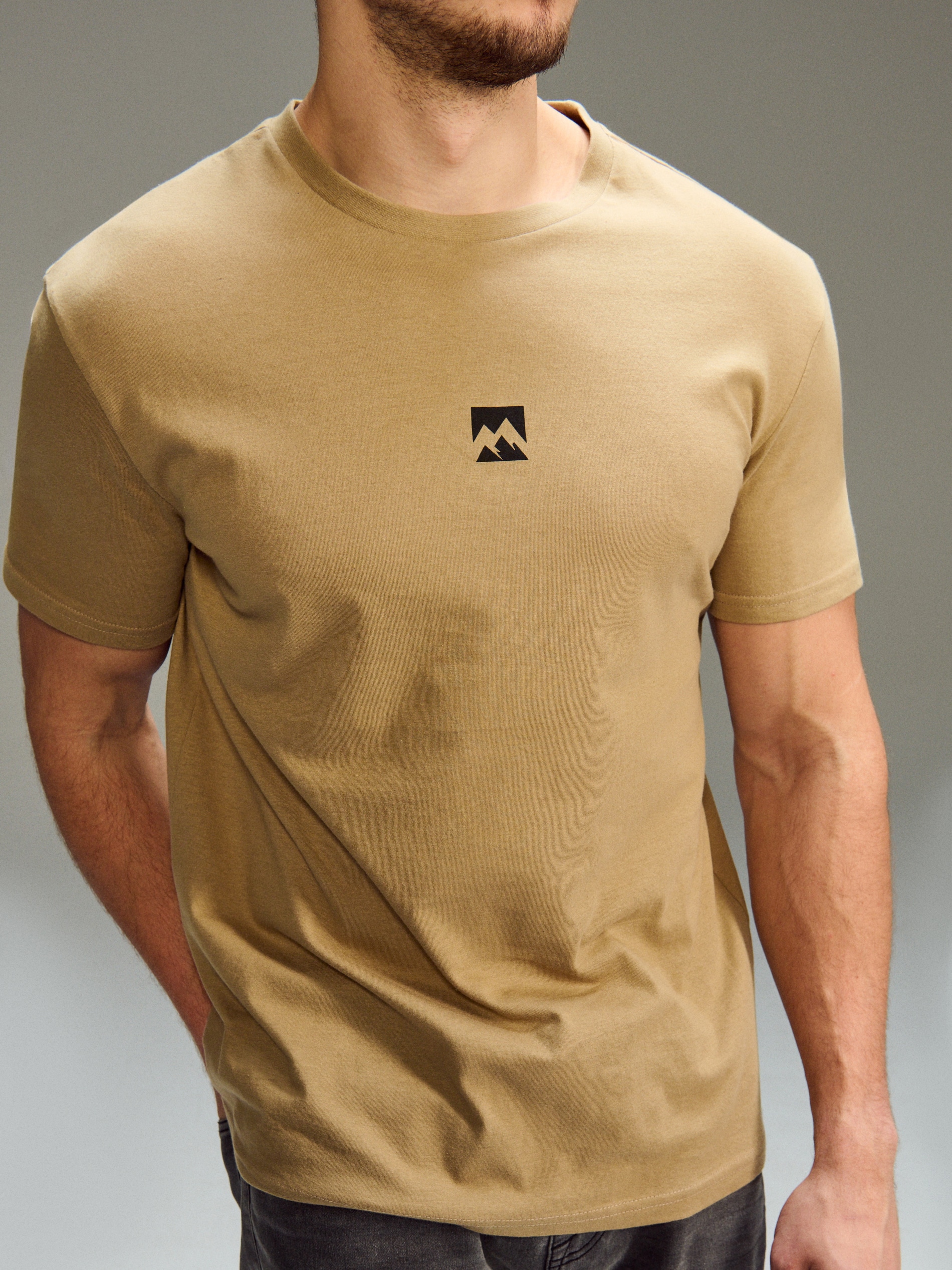 Sinsay - Bawełniana koszulka z napisem - Inny