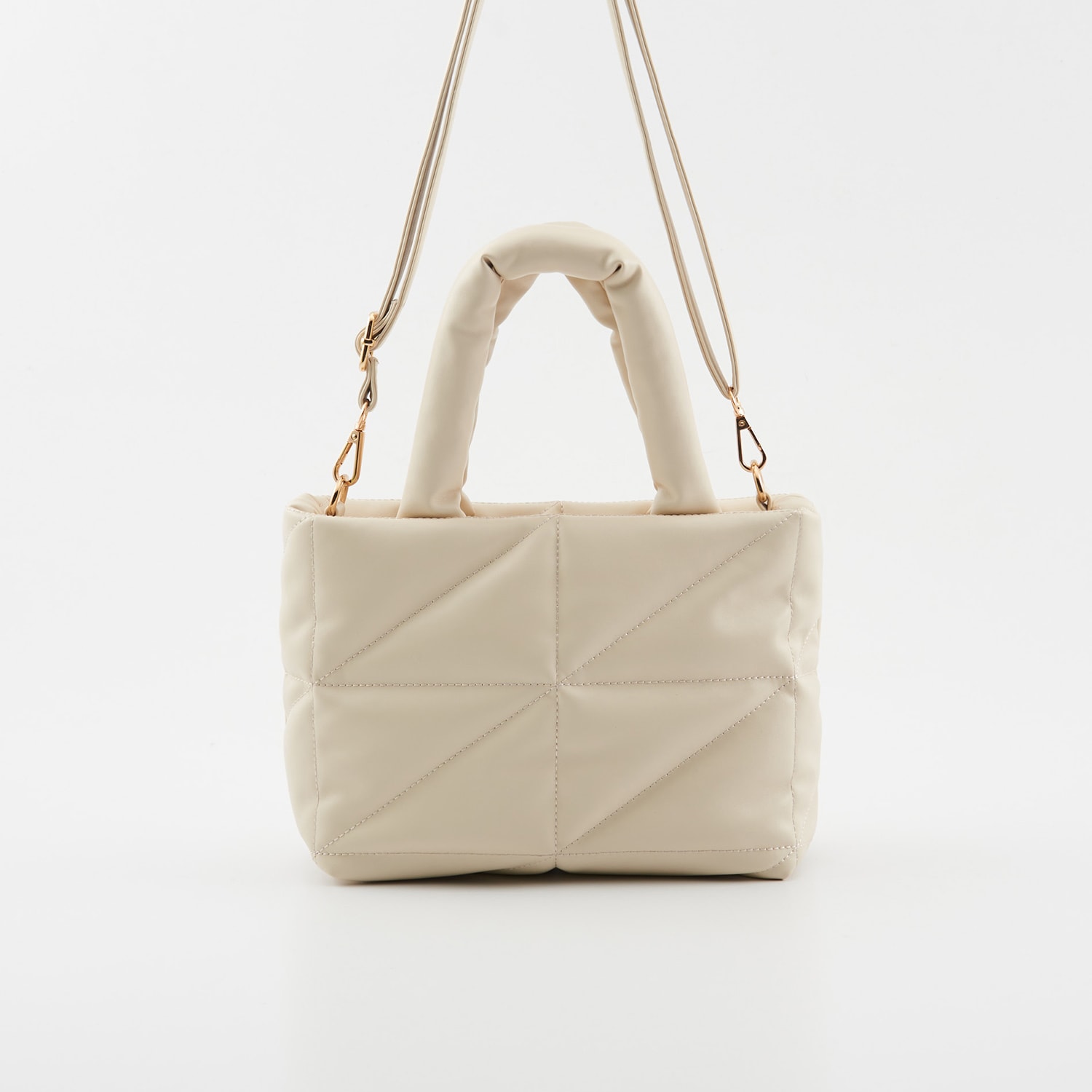 Sinsay - Geantă tote - Ivory