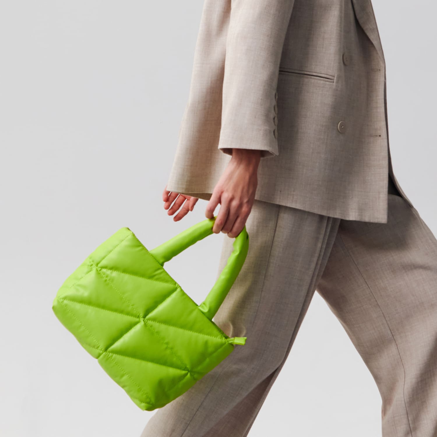 Sinsay - Geanta tote - Verde