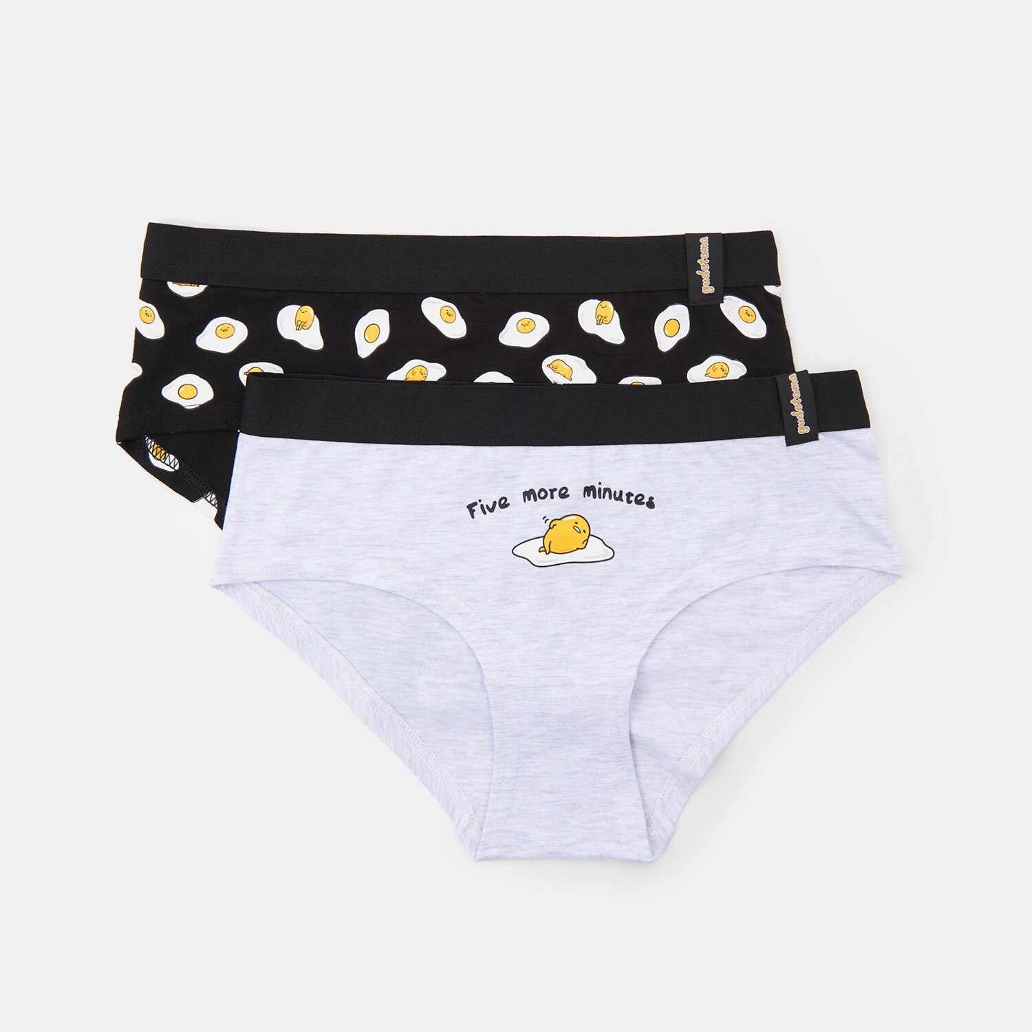 Sinsay - Set de 2 perechi de chiloți hipster Gudetama - Multicolor