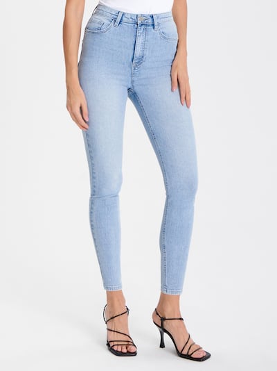 Super skinny high waist jeans Color black - SINSAY - WM303-99J